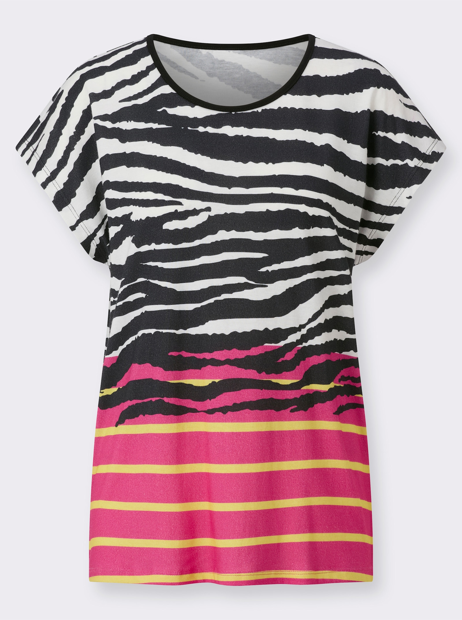 Tričko, mix vzorov - čierno-biela potlač