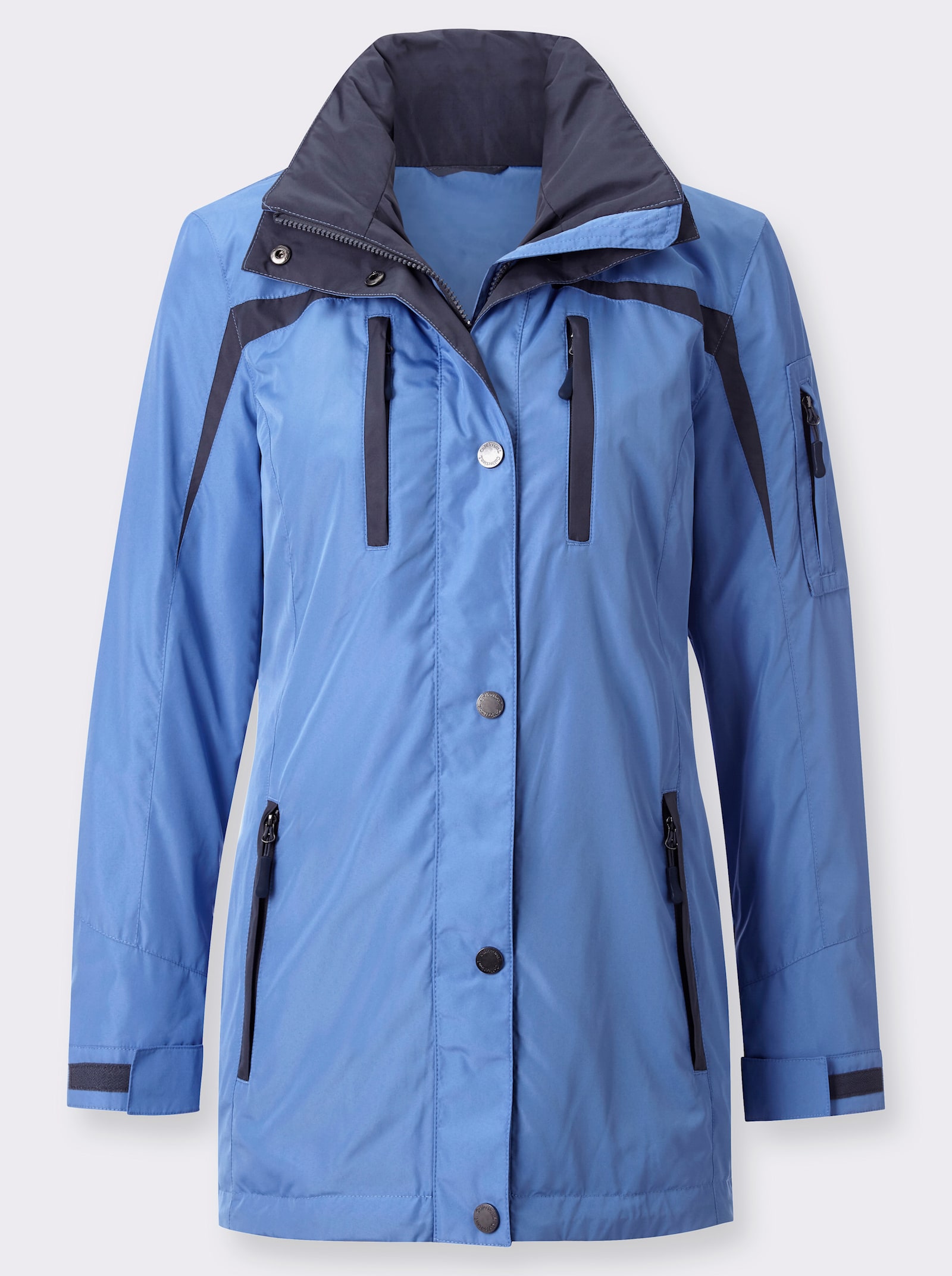 Funktionsjacke wind- und wasserabweisend - mittelblau