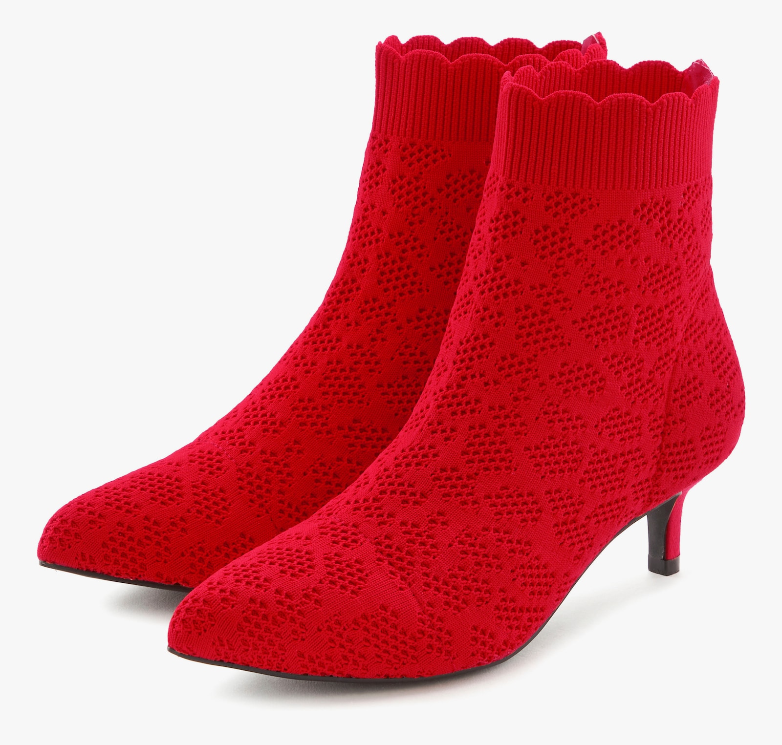 LASCANA Ankleboots - rood