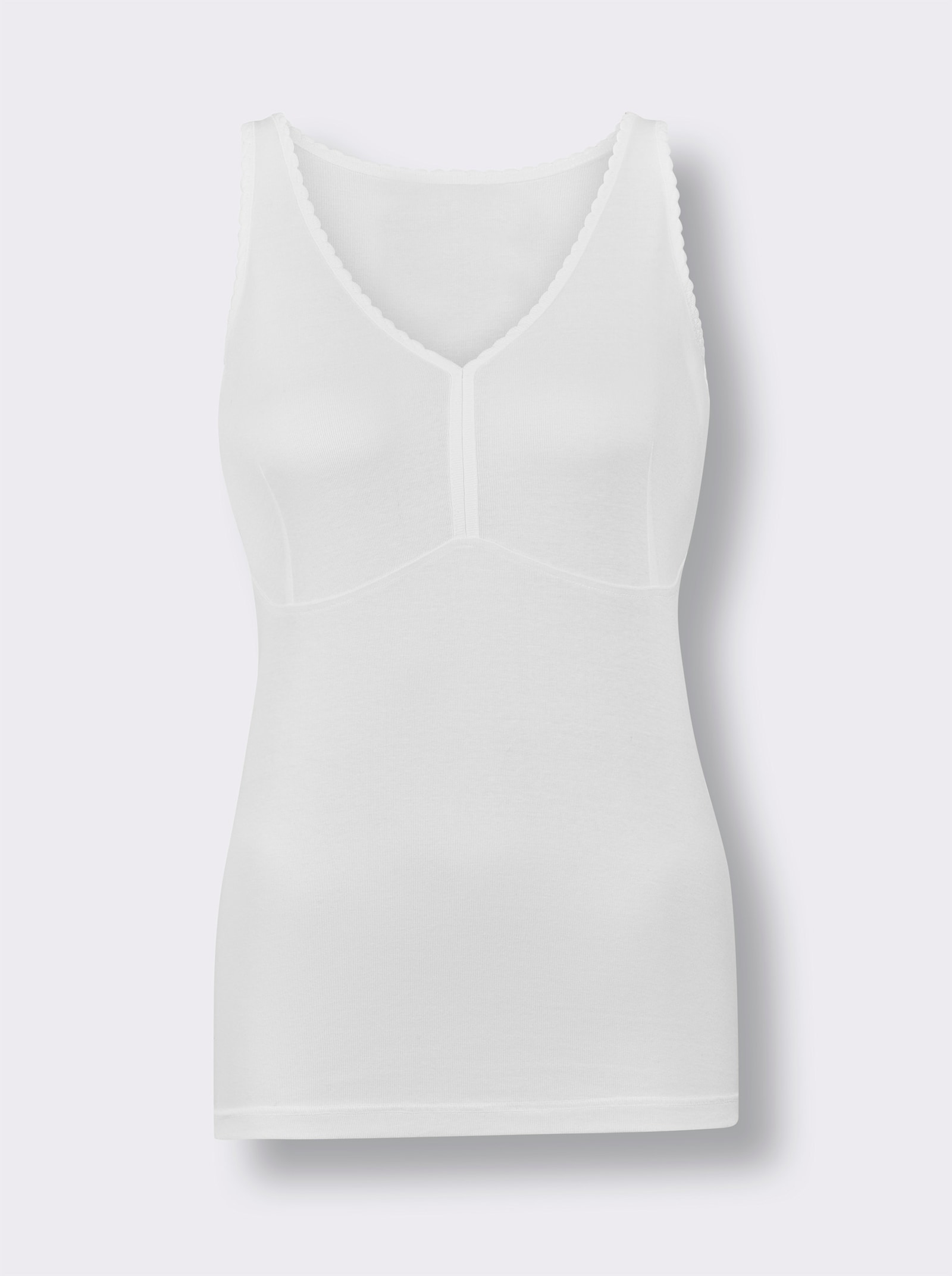 wäschepur Bh-linne utan bygel - vit