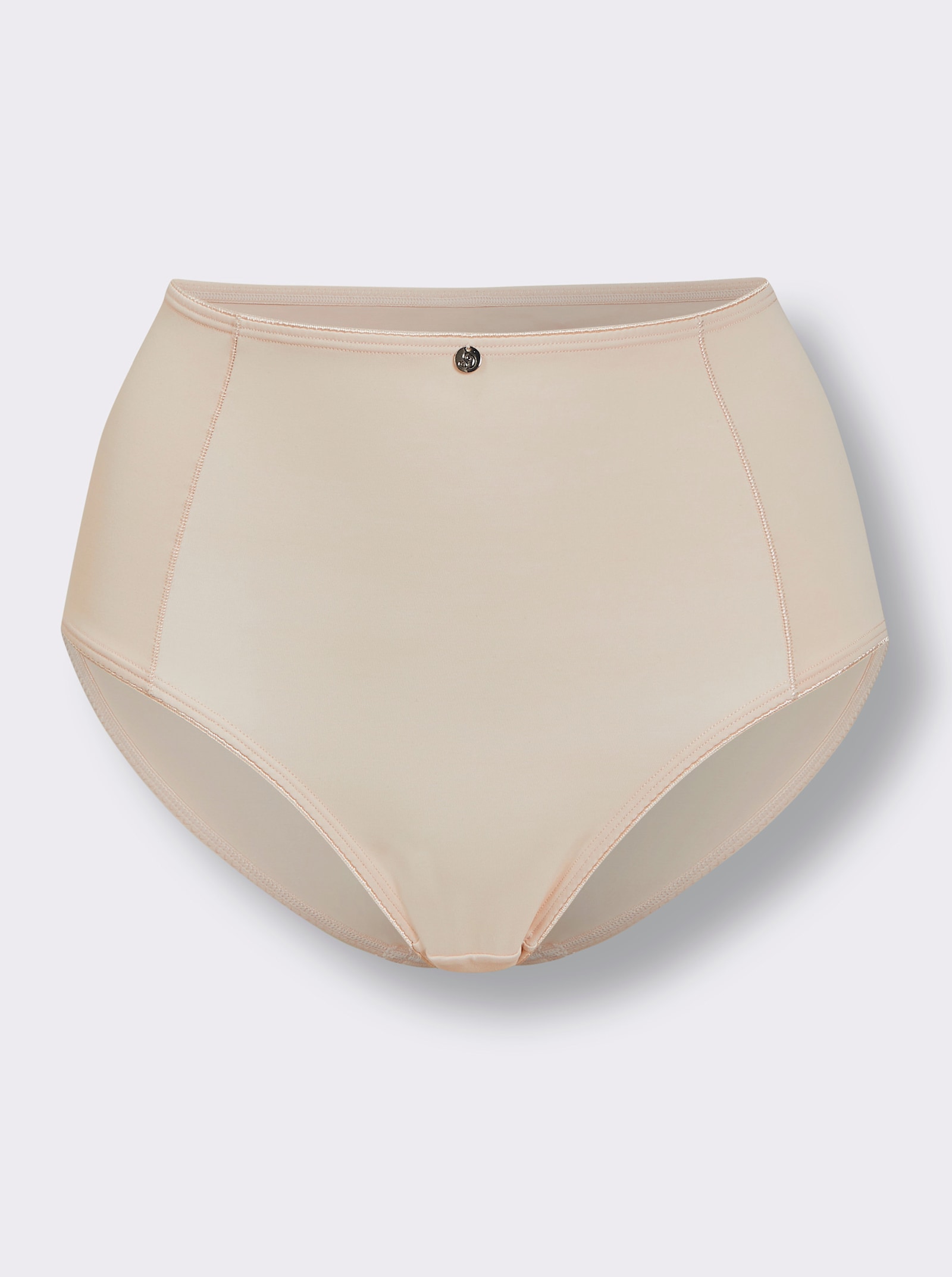 wäschepur Hüftslip mit leicht glänzender Naht - 2x elfenbein