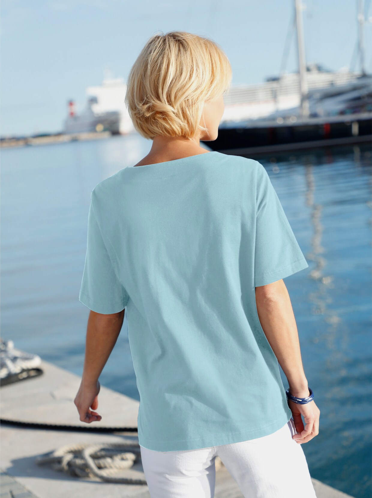 T-shirt à manches courtes - bleu clair