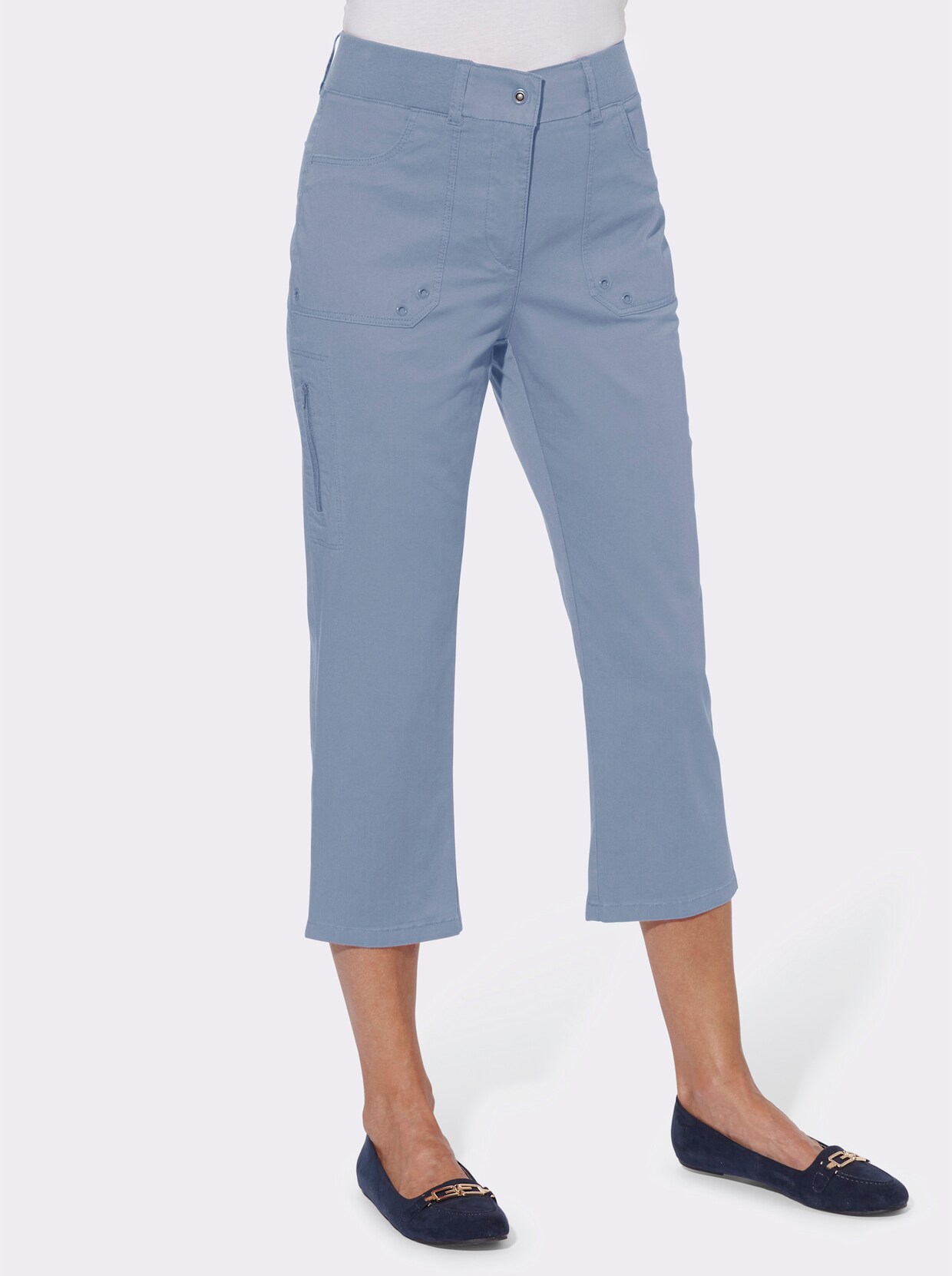 Caprijeans - bleu