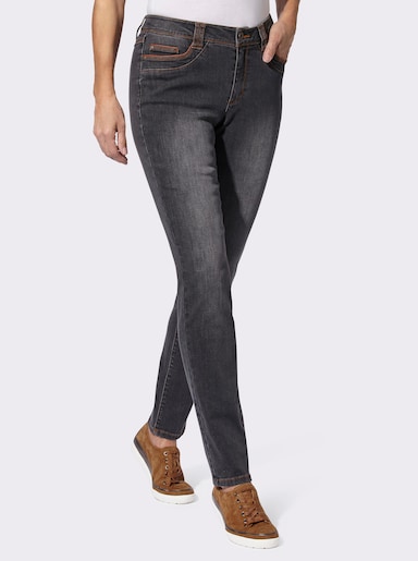 5-Pocket-Jeans in Cotton-made-in-Africa-Qualität - anthrazit-grey-denim