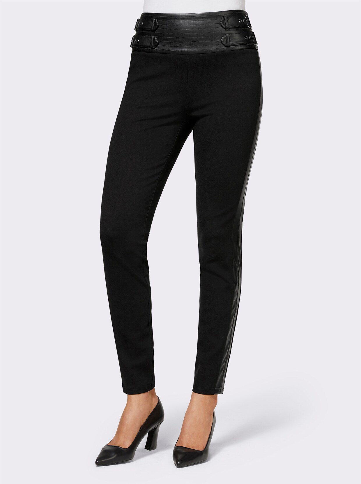 heine Pantalon en jersey - noir