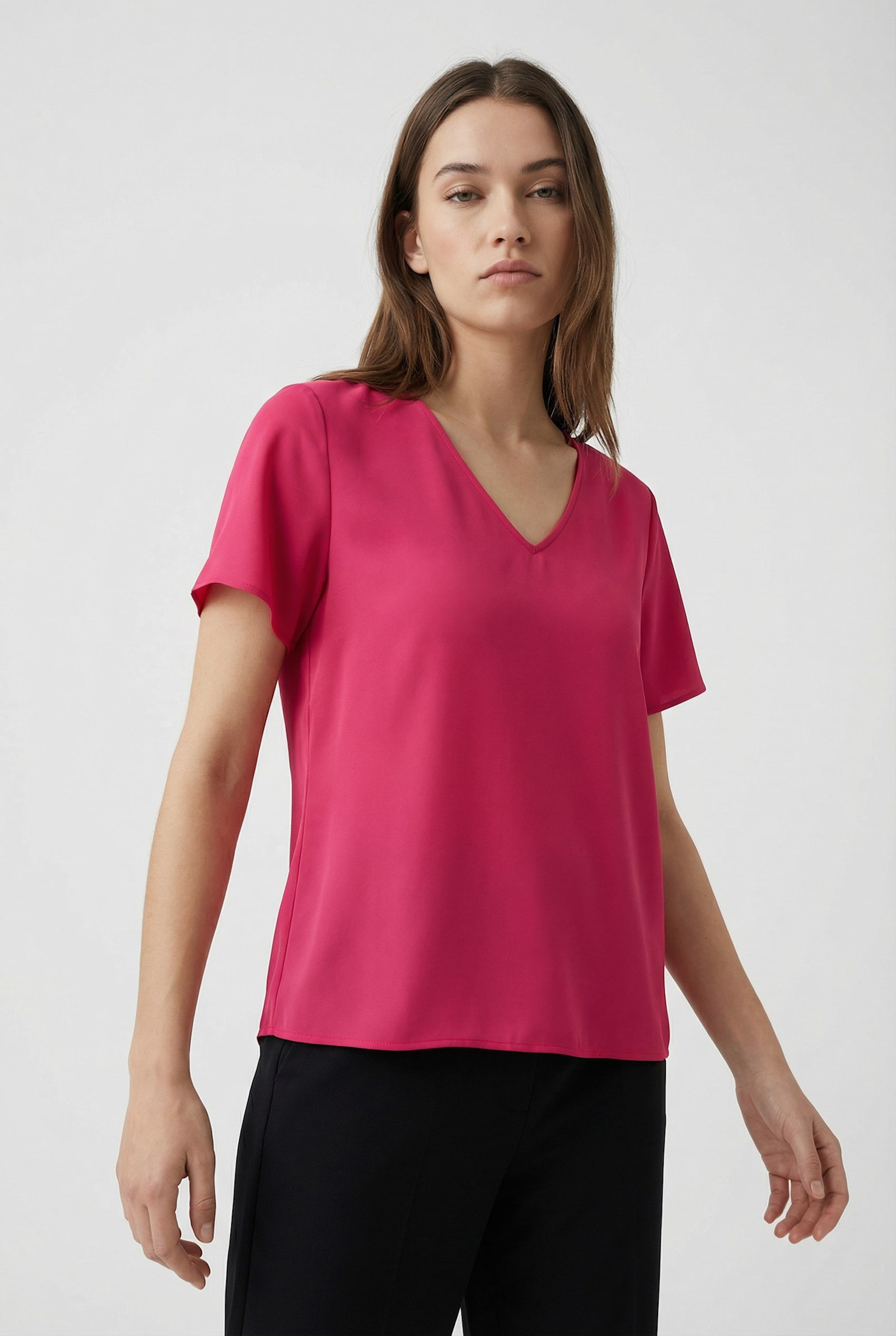 ONLY CARMAKOMA Shirtbluse - raspberry
