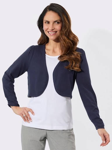 Bolero in offener Form - marine