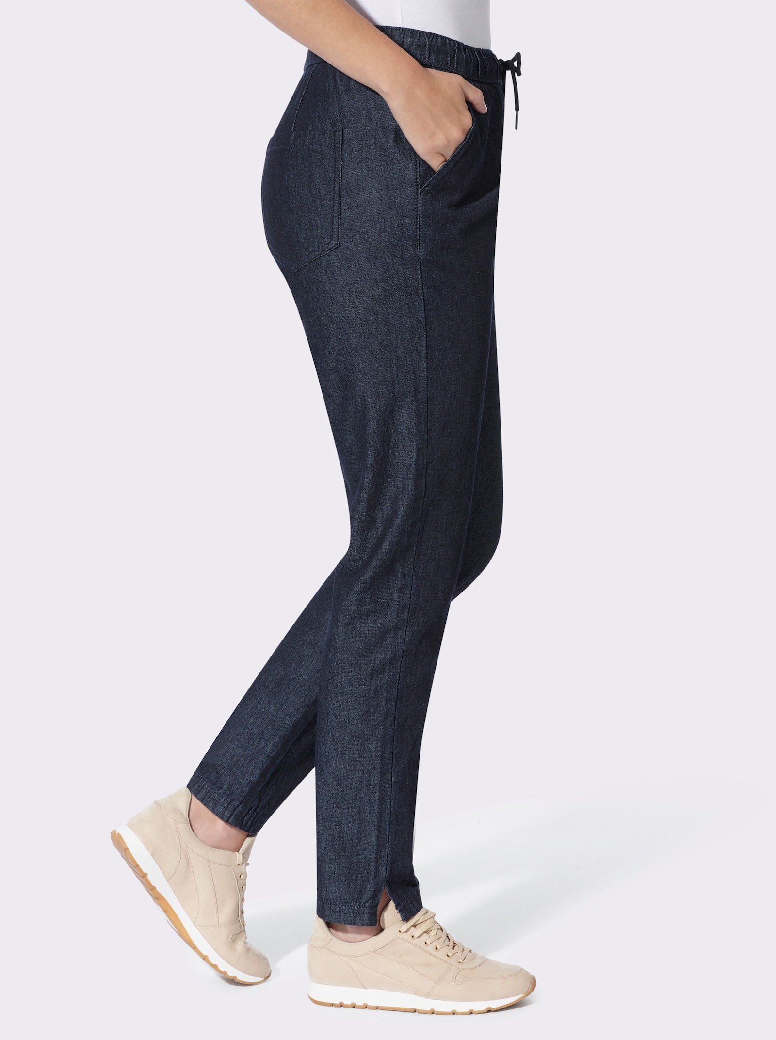 heine Jogg Pants in Denim-Qualität - dark blue