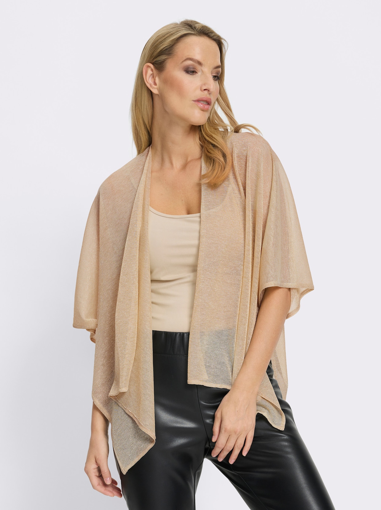 heine Shirtjacke - goldfarben