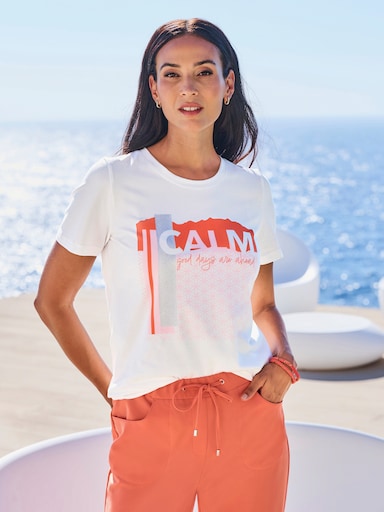 heine T-shirt à manches courtes - écru
