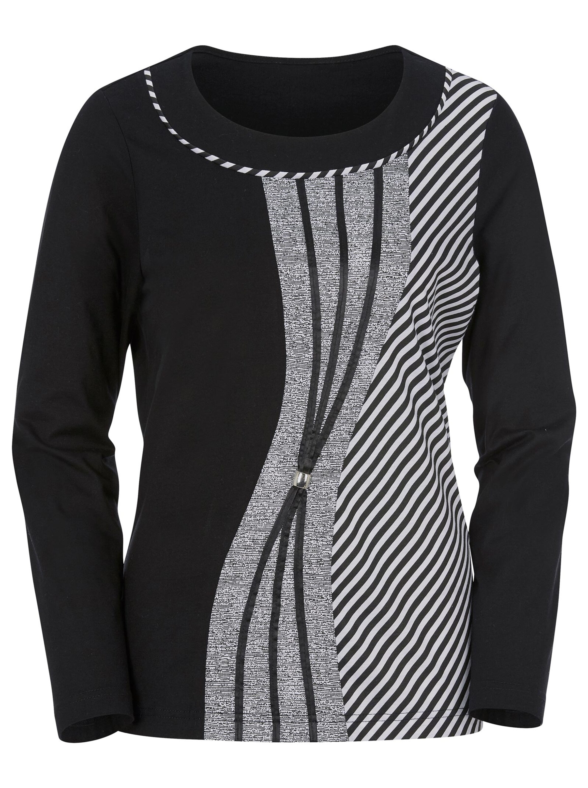 Shirt - schwarz-gemustert