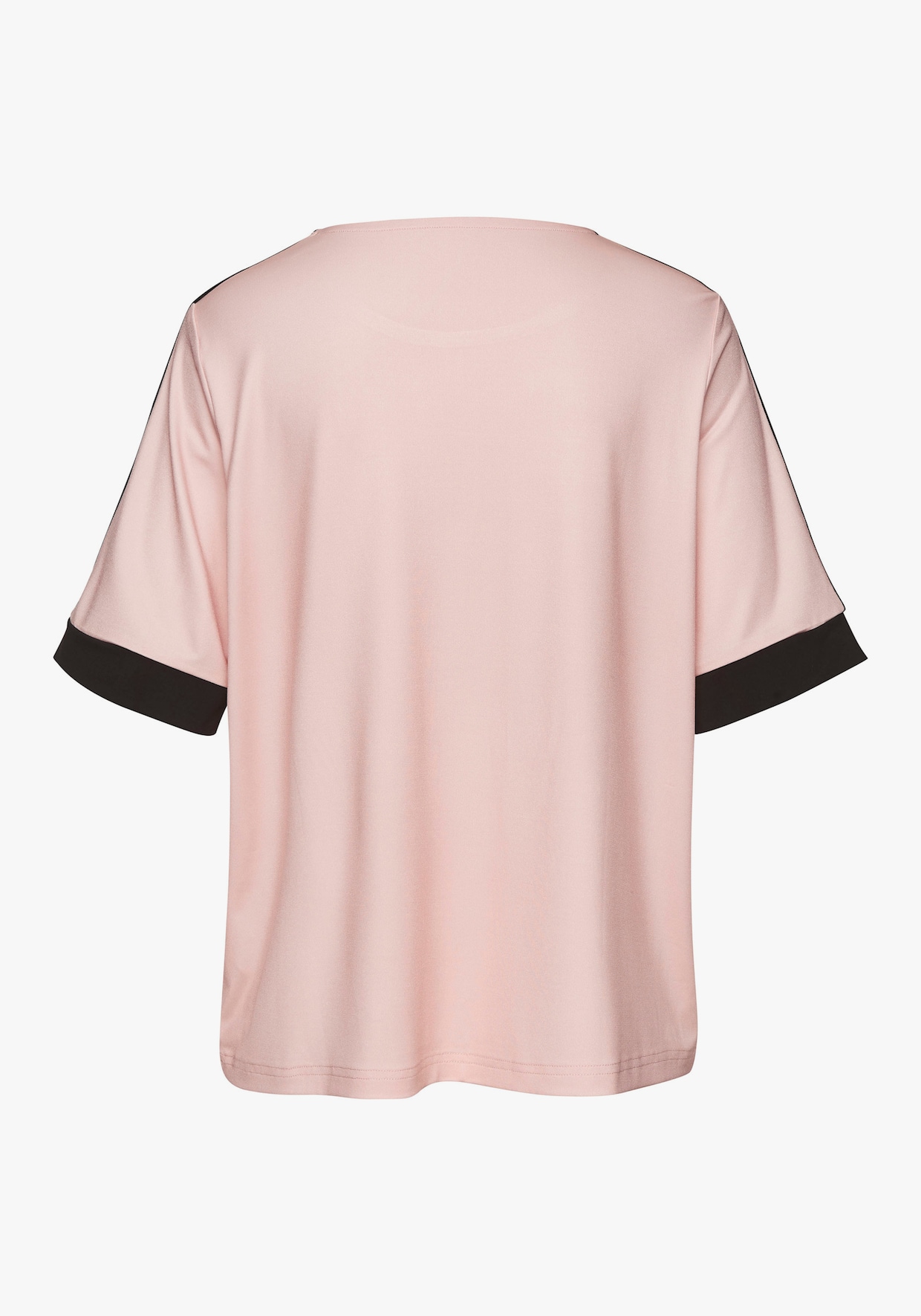 Vivance Kurzarmshirt - mauve-schwarz