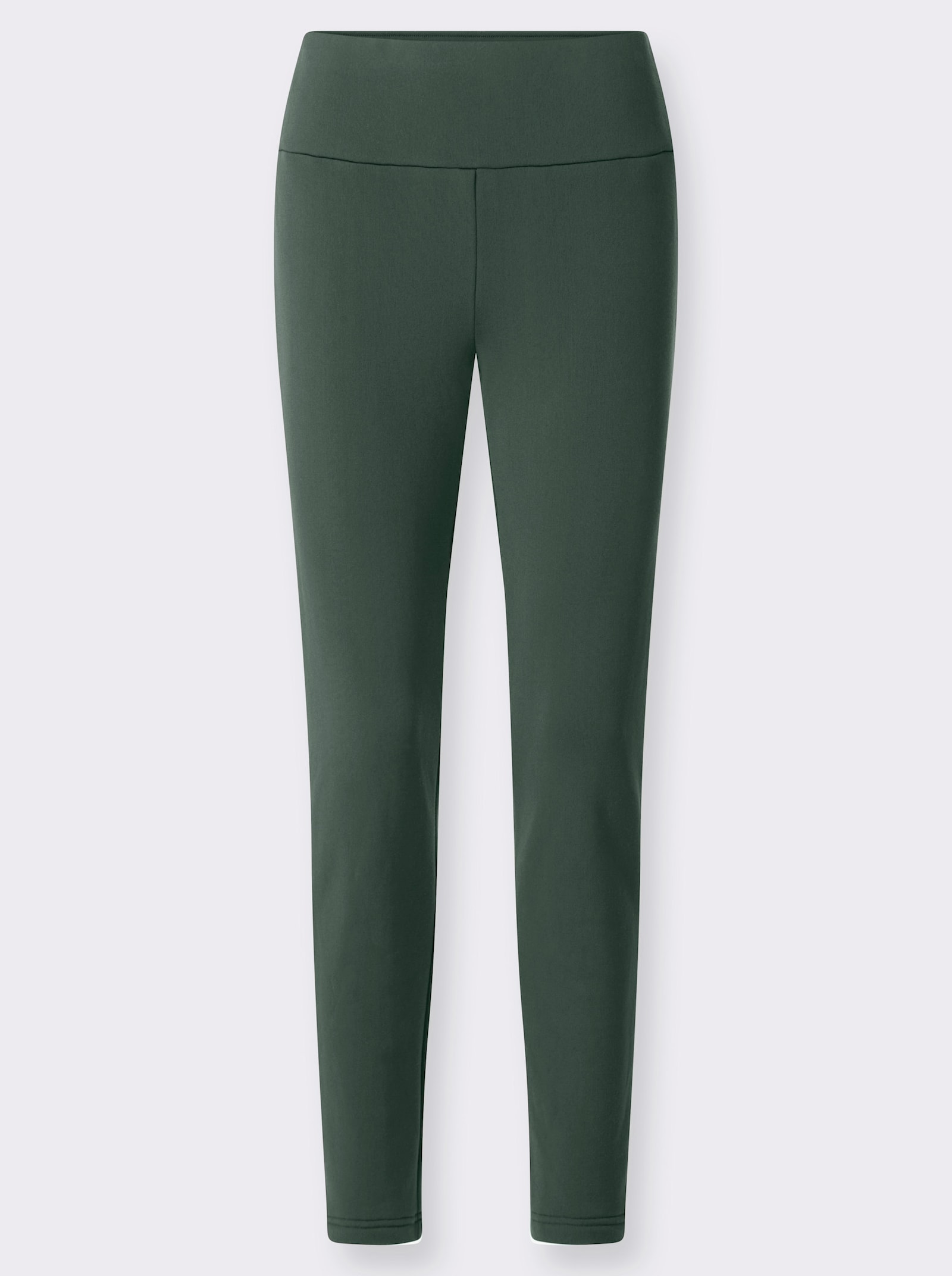 Thermoleggings mit Fleece-Futter - moos