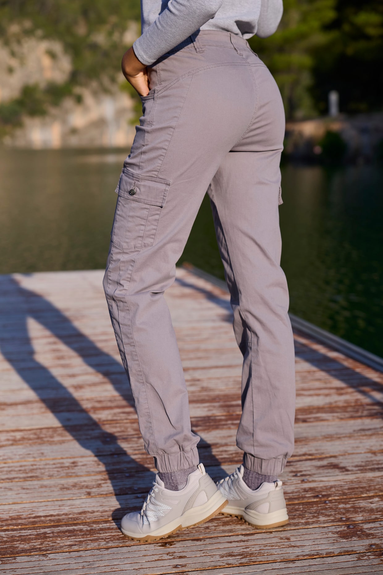 LASCANA ACTIVE Trekkinghose - stone