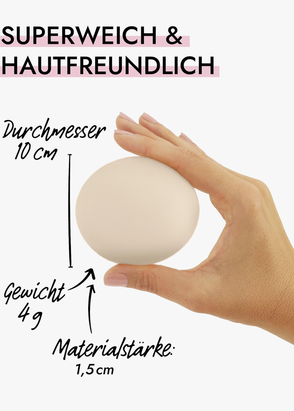 Brustwarzen-Abdeckung - beige