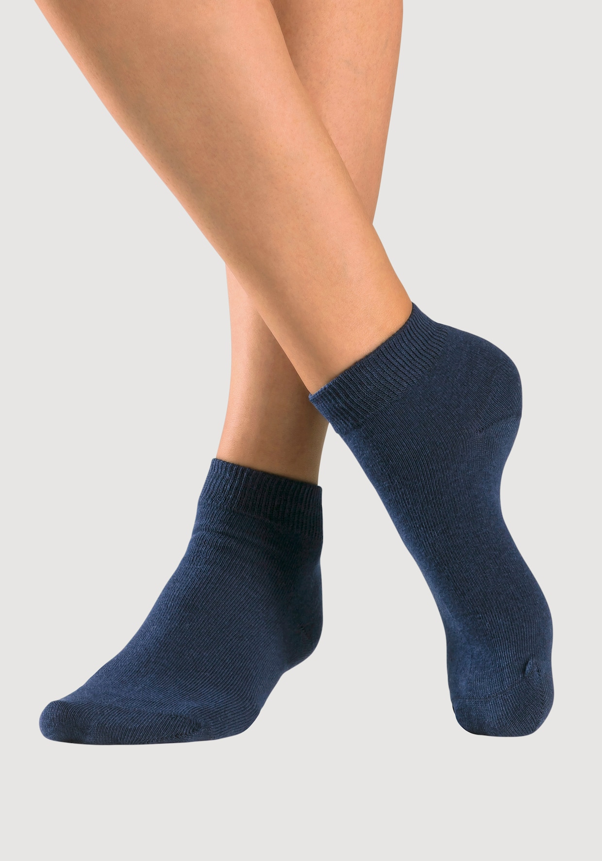 H.I.S Kurzsocken - 2x schwarz, 2x blau, 2x blau meliert, 2x jeans meliert, 2x weiß