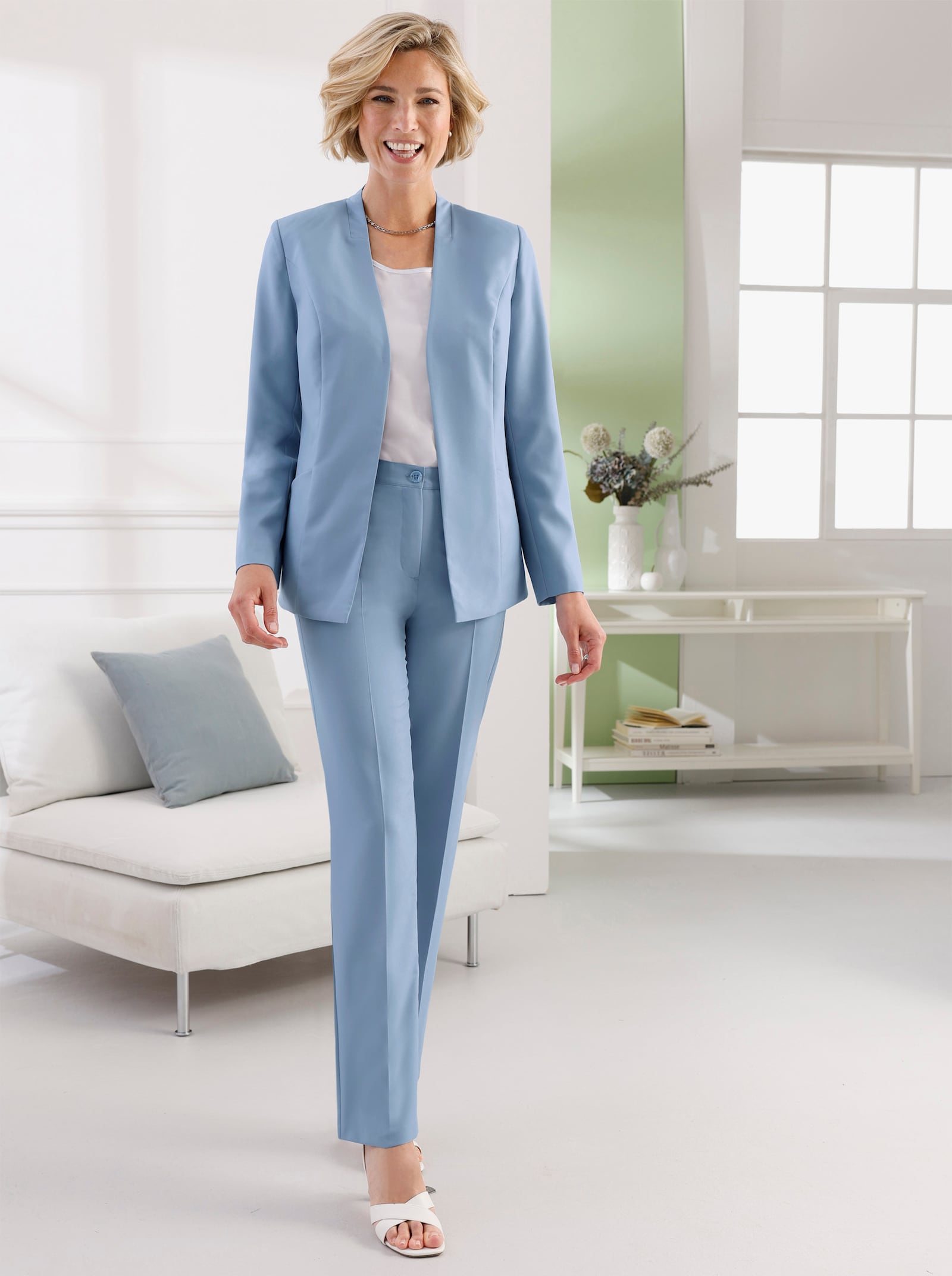 Blazer in weicher Qualität - bleu