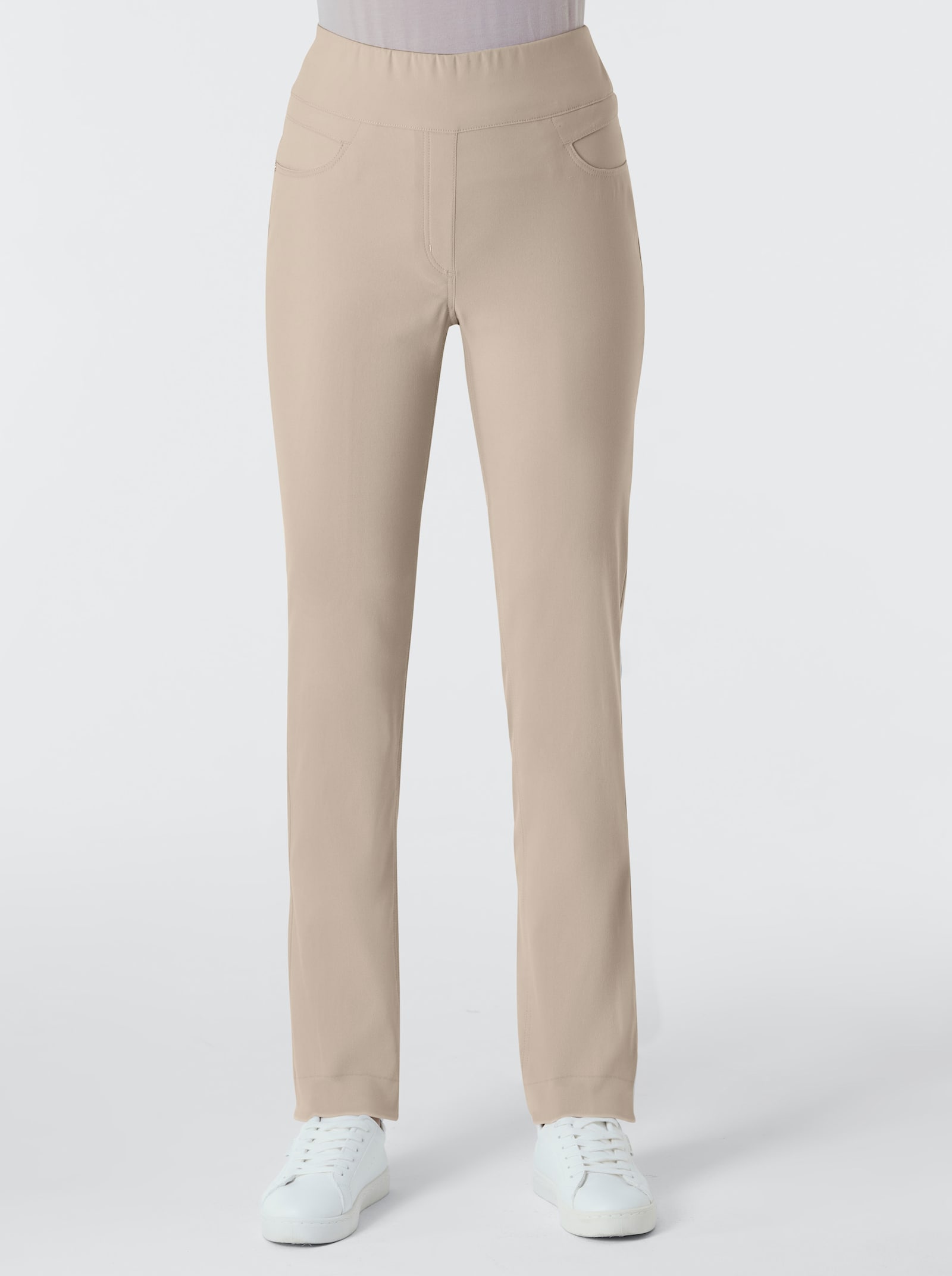 Stehmann Comfort line Stretchbroek in comfortmodel - zand