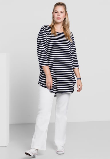 sheego Bootcut-Jeans - white denim