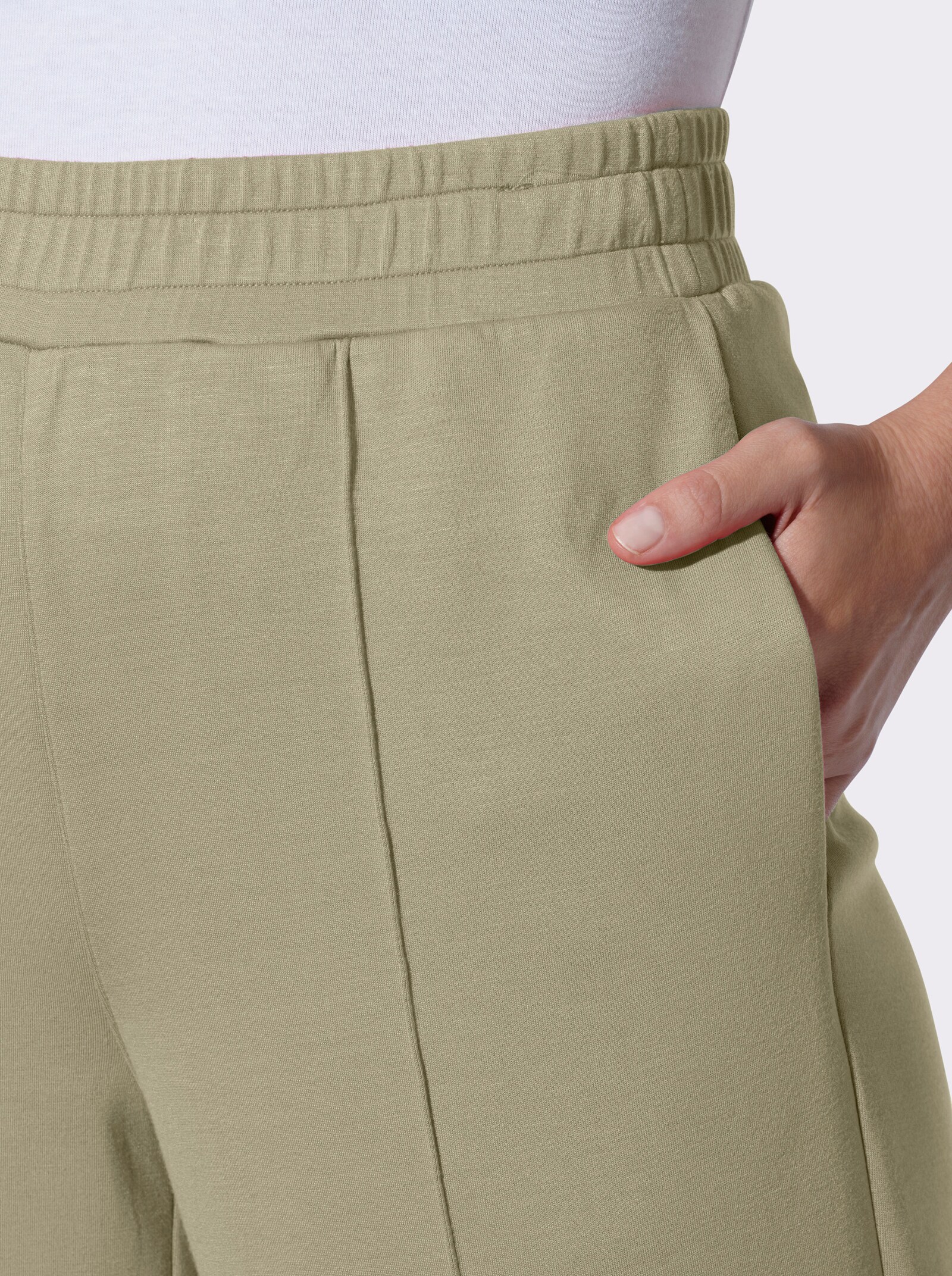 heine Schlupfhose mit weitem Bein - salbei