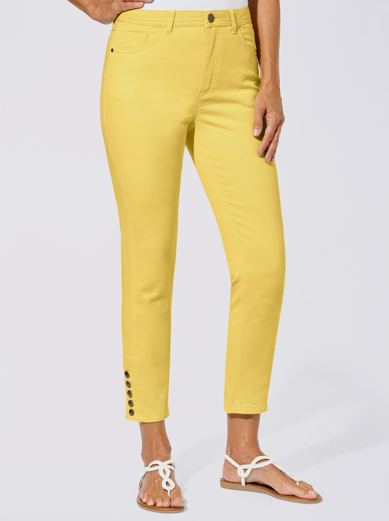 7/8-Hose - gelb