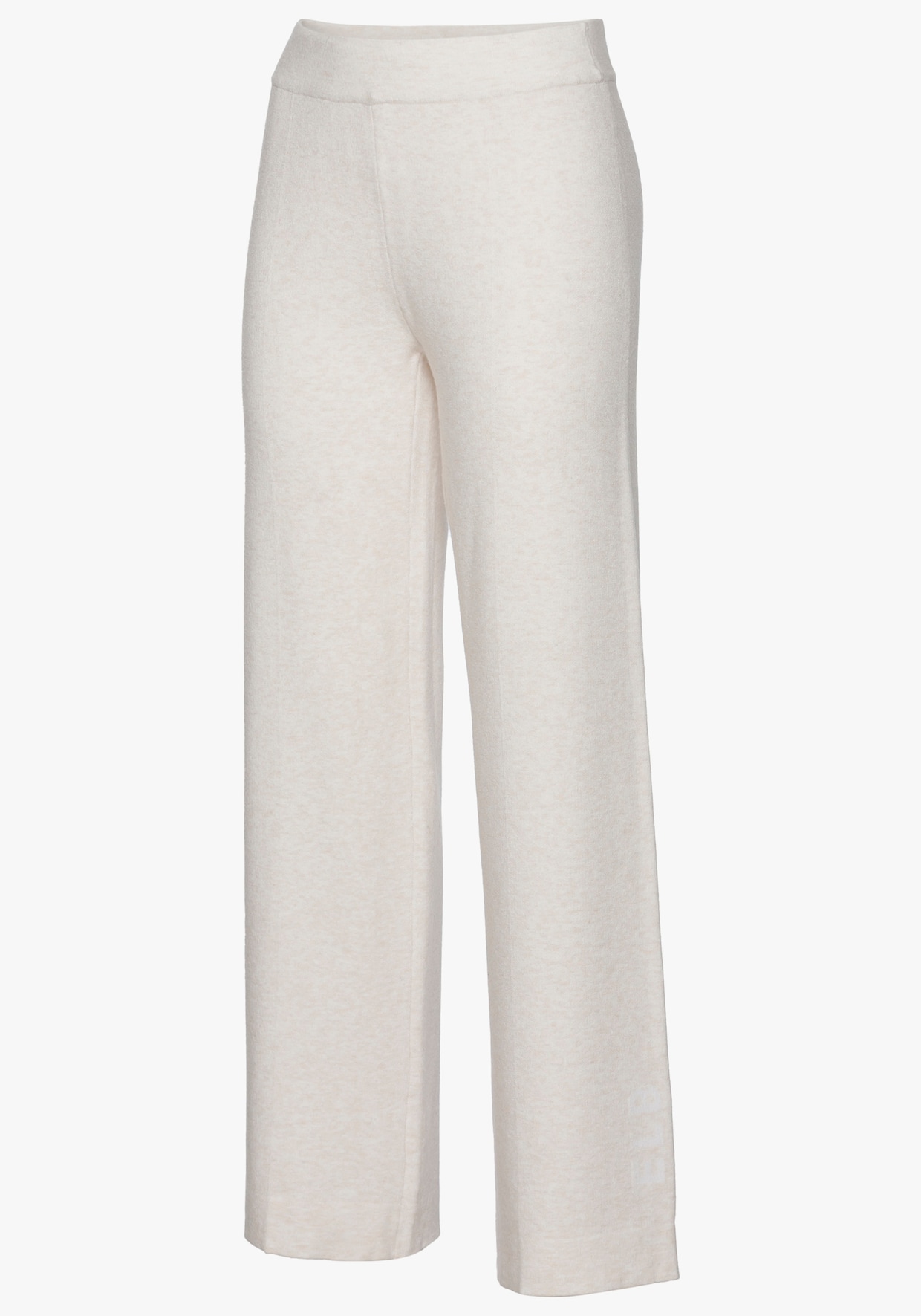 Elbsand Pantalon en tricot - blanc cassé