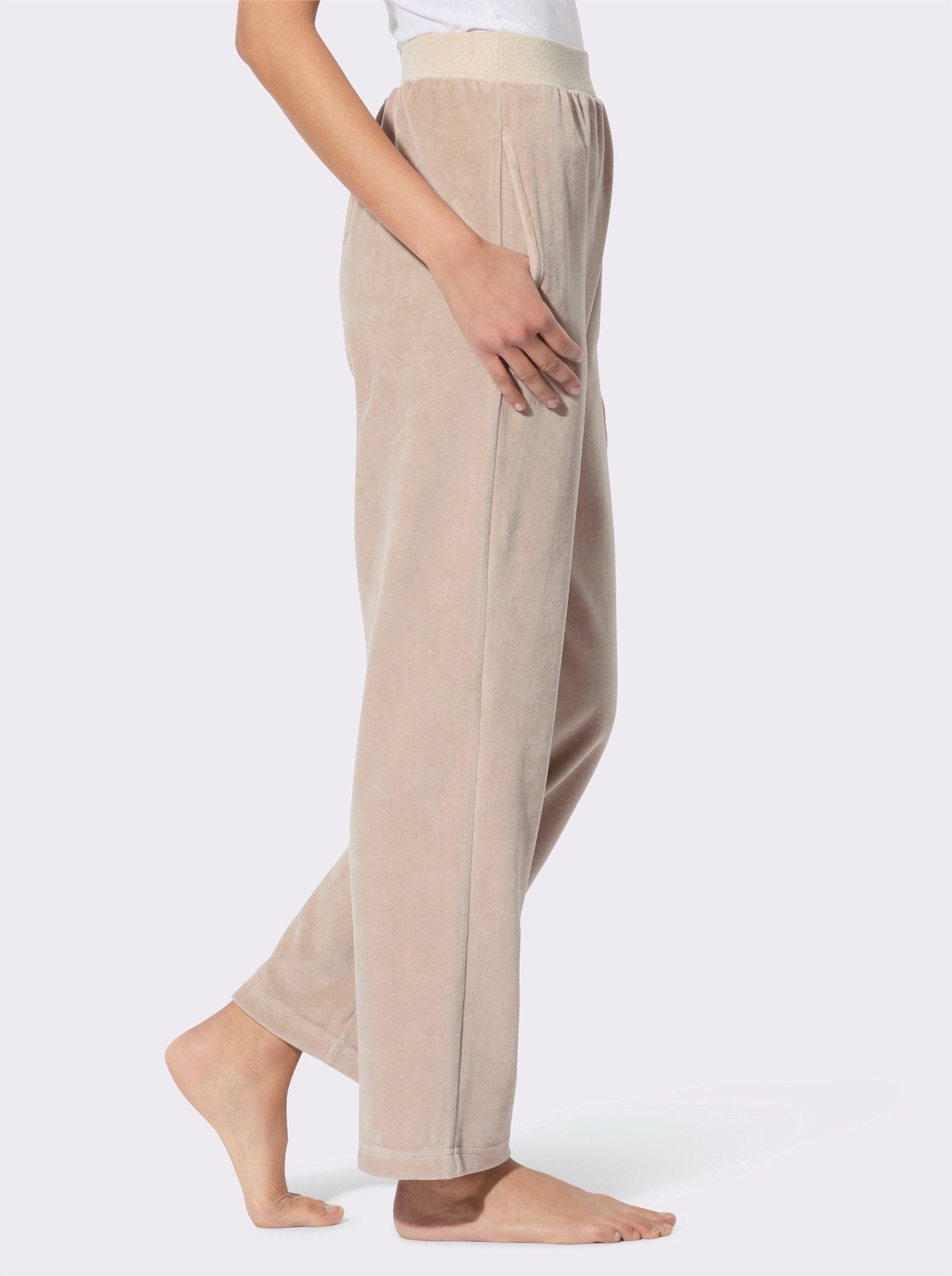 Plantier Hose - sand-goldfarben