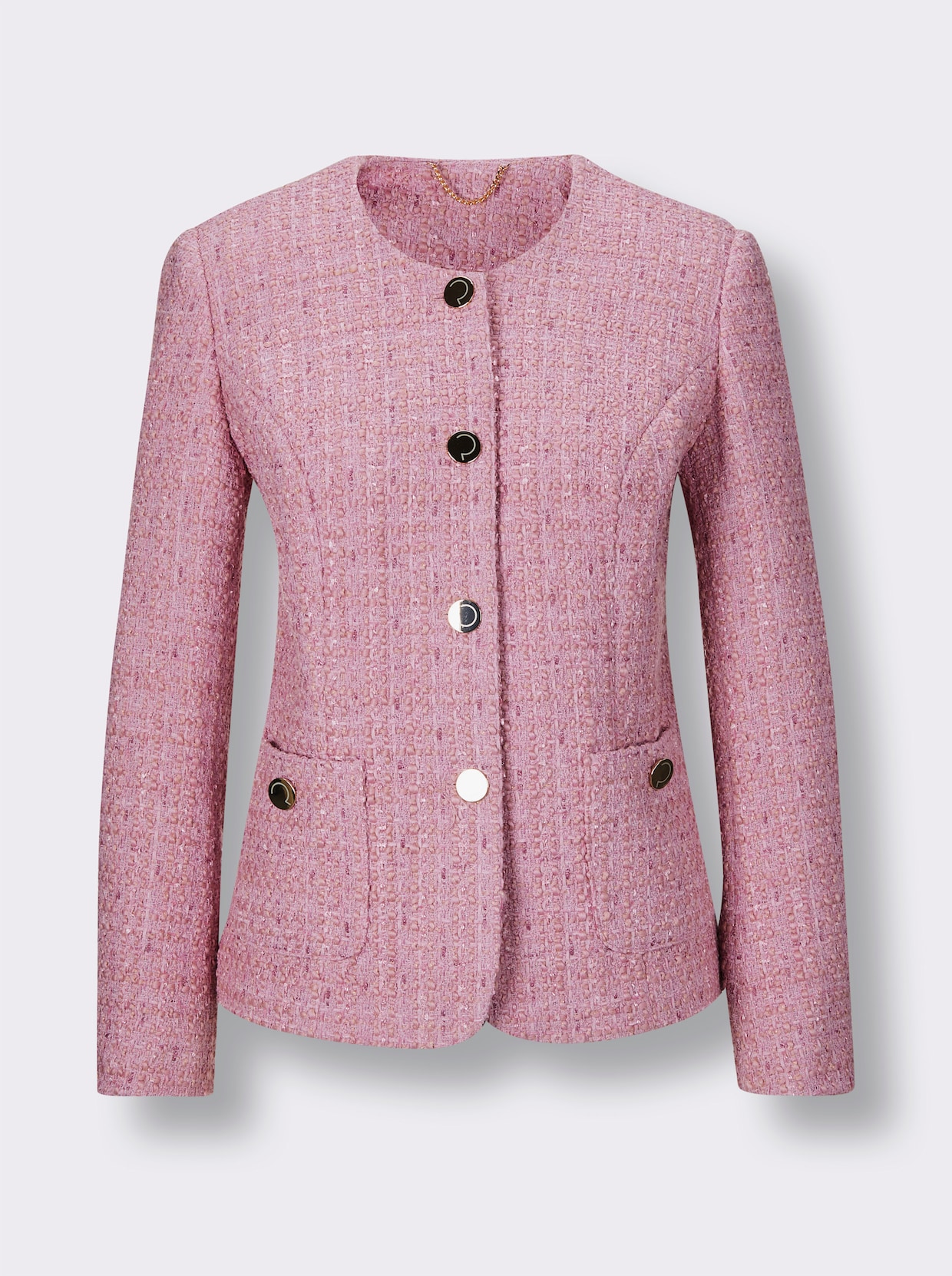 CREATION L PREMIUM Bouclé-Blazer - rosé