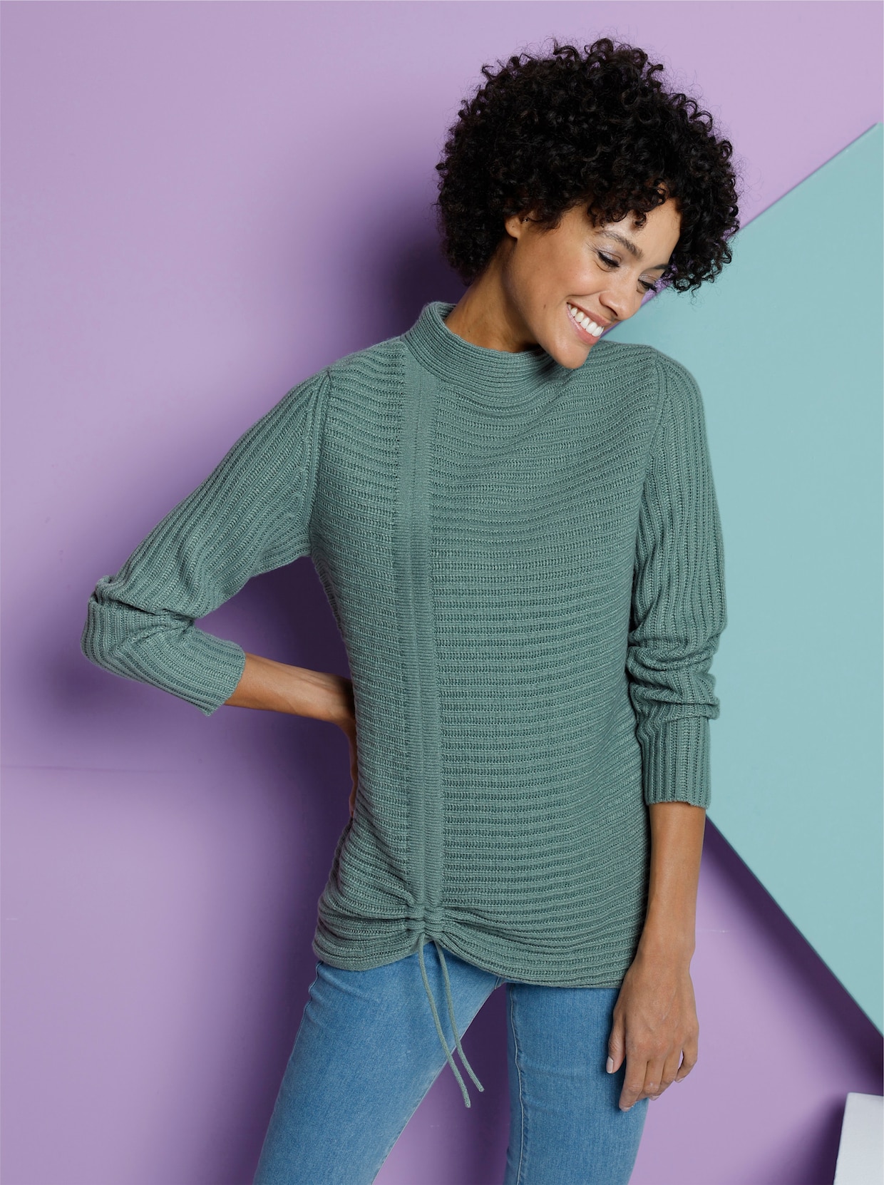 Pullover met lange mouwen - jade