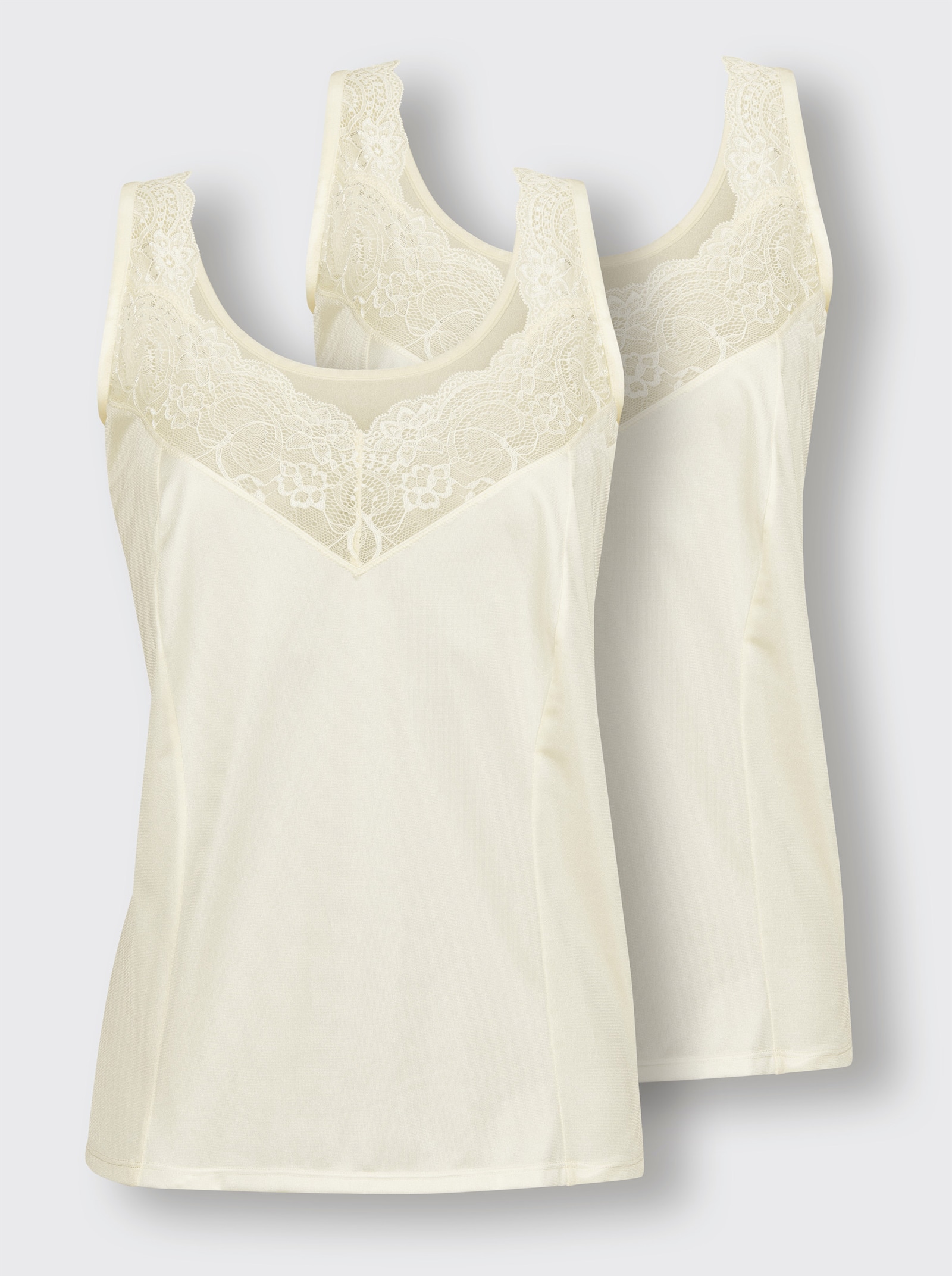 wäschepur Achselhemd - champagner