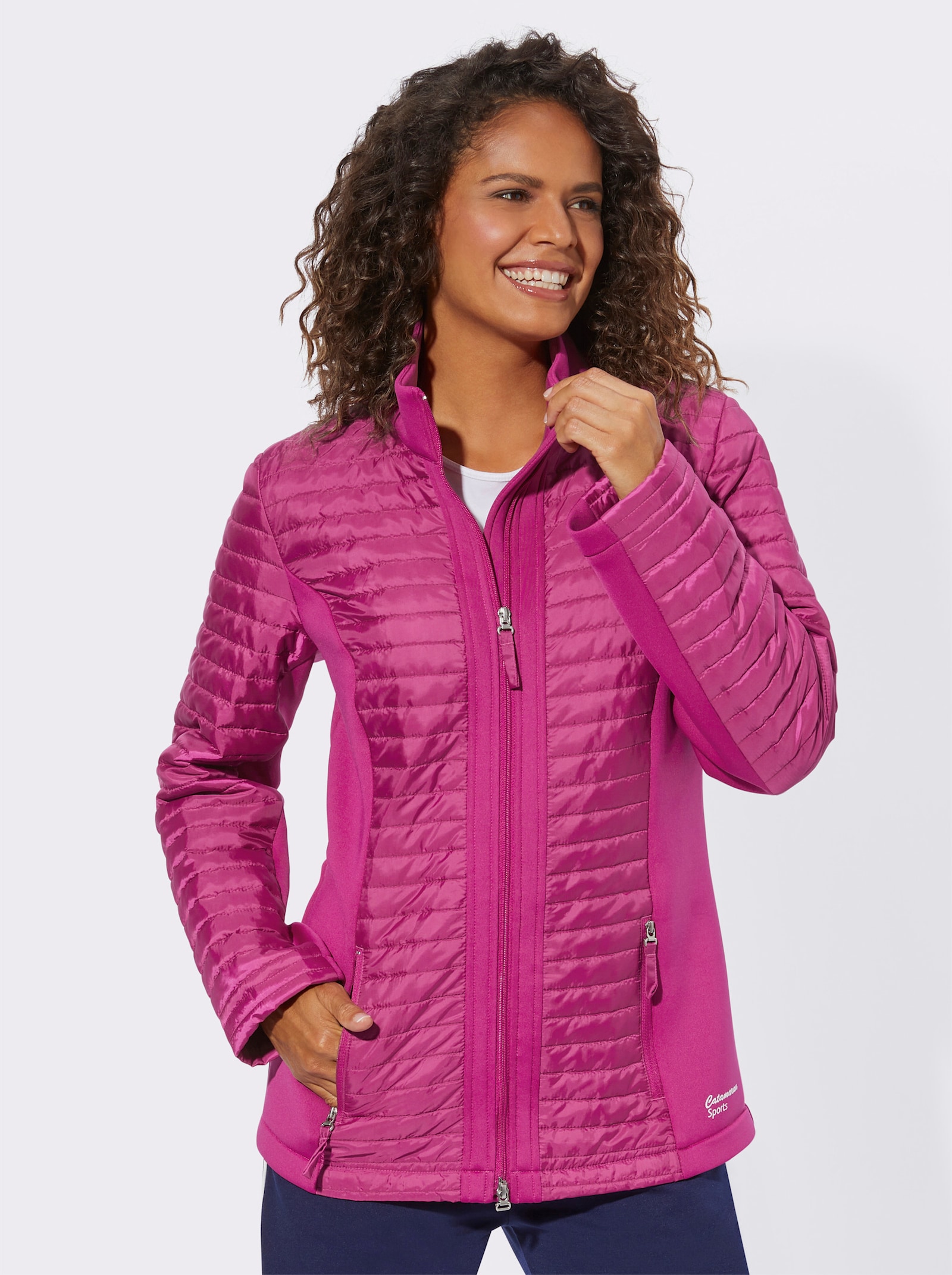 Catamaran Sports Steppjacke mit Scuba-Einsätzen - magenta
