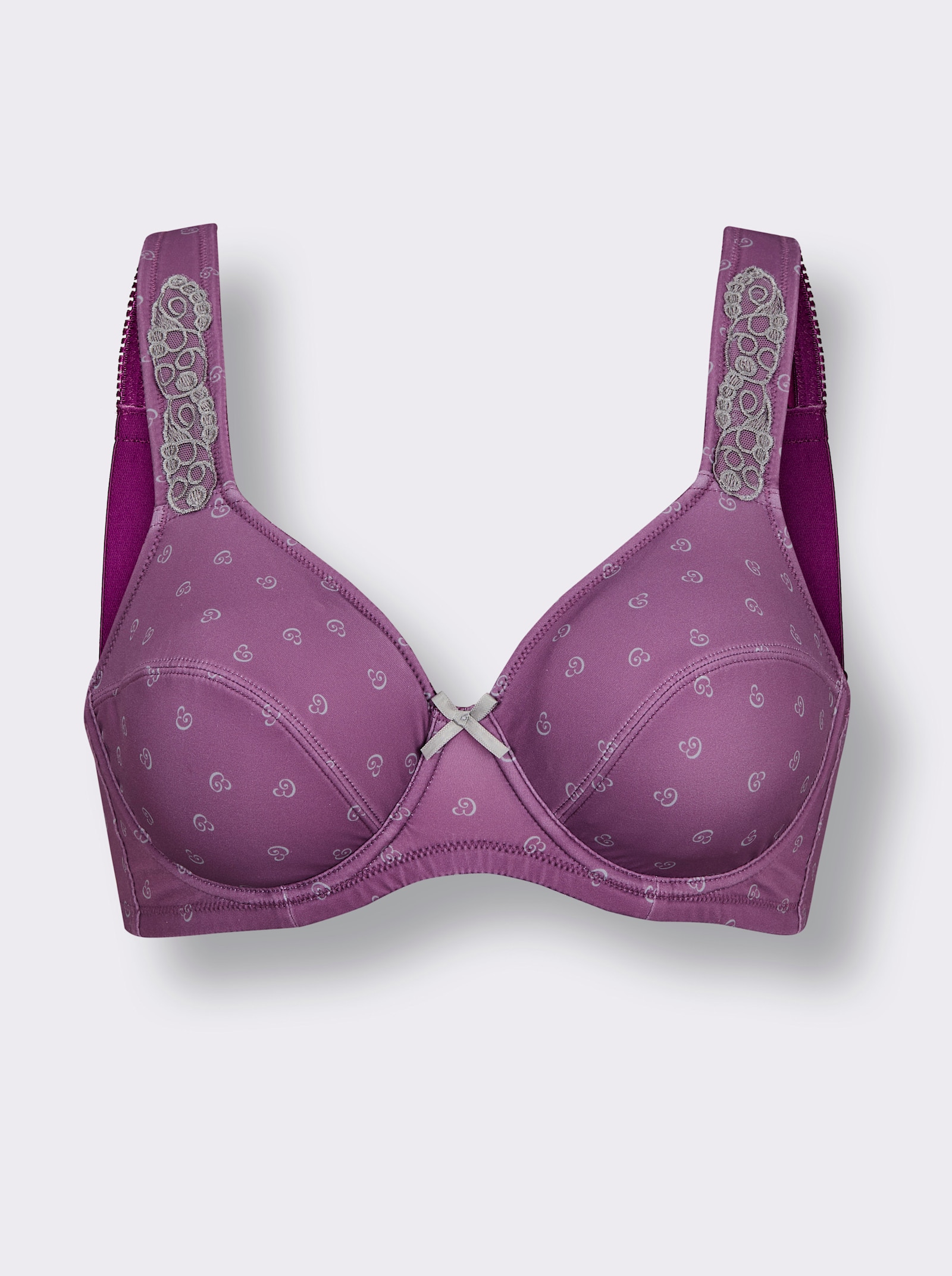 wäschepur Bügel-BH - violett-steingrau