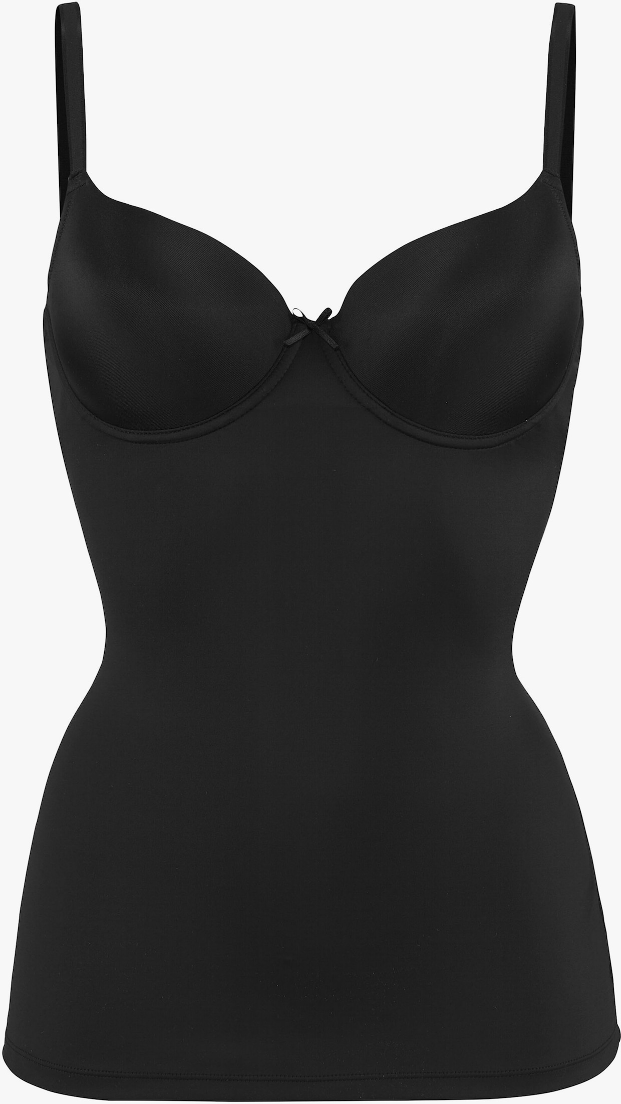 LASCANA Caraco avec soutien-gorge à coques intégré - noir