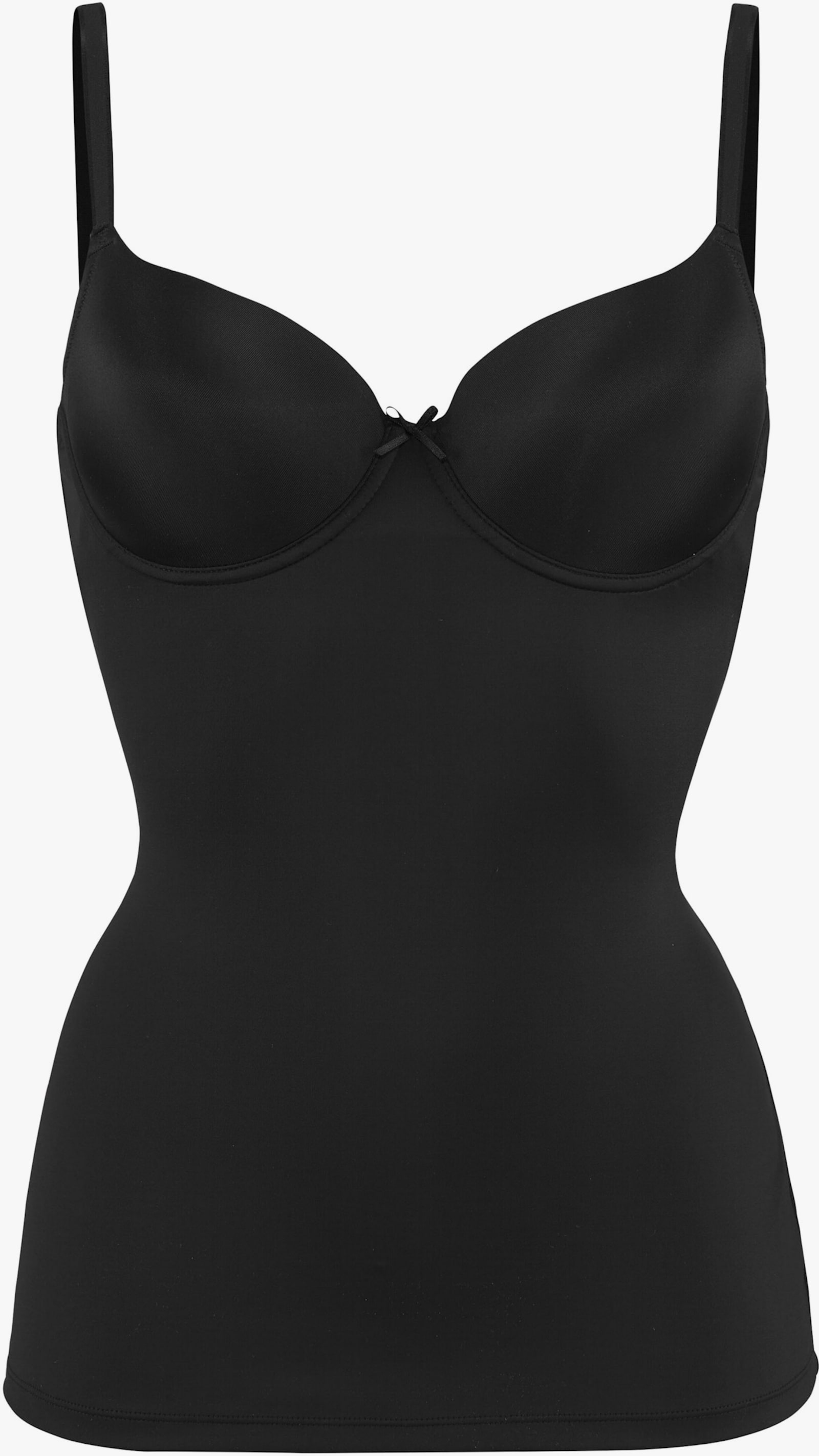 LASCANA Schalen-BH-Hemd - schwarz