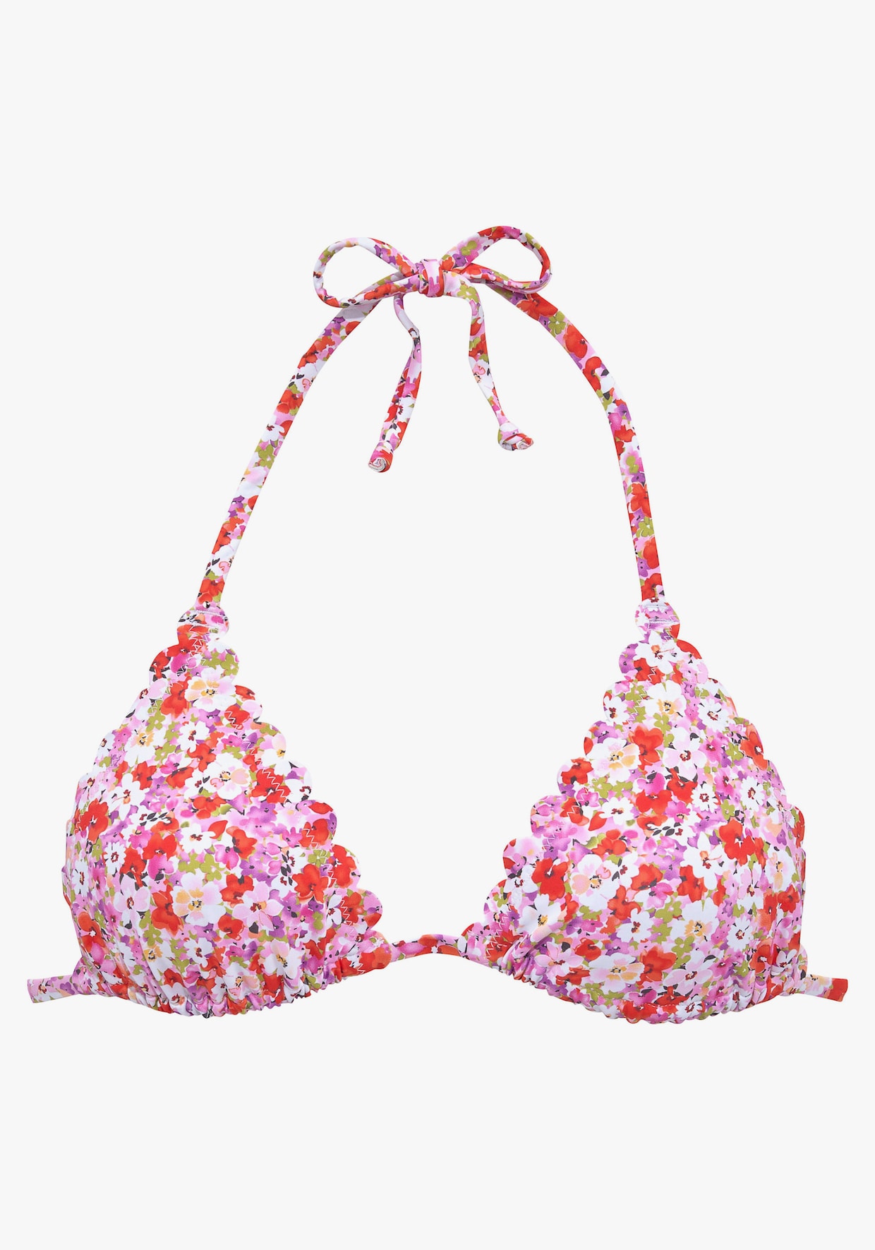 LASCANA Triangelbikinitop - rood/lila