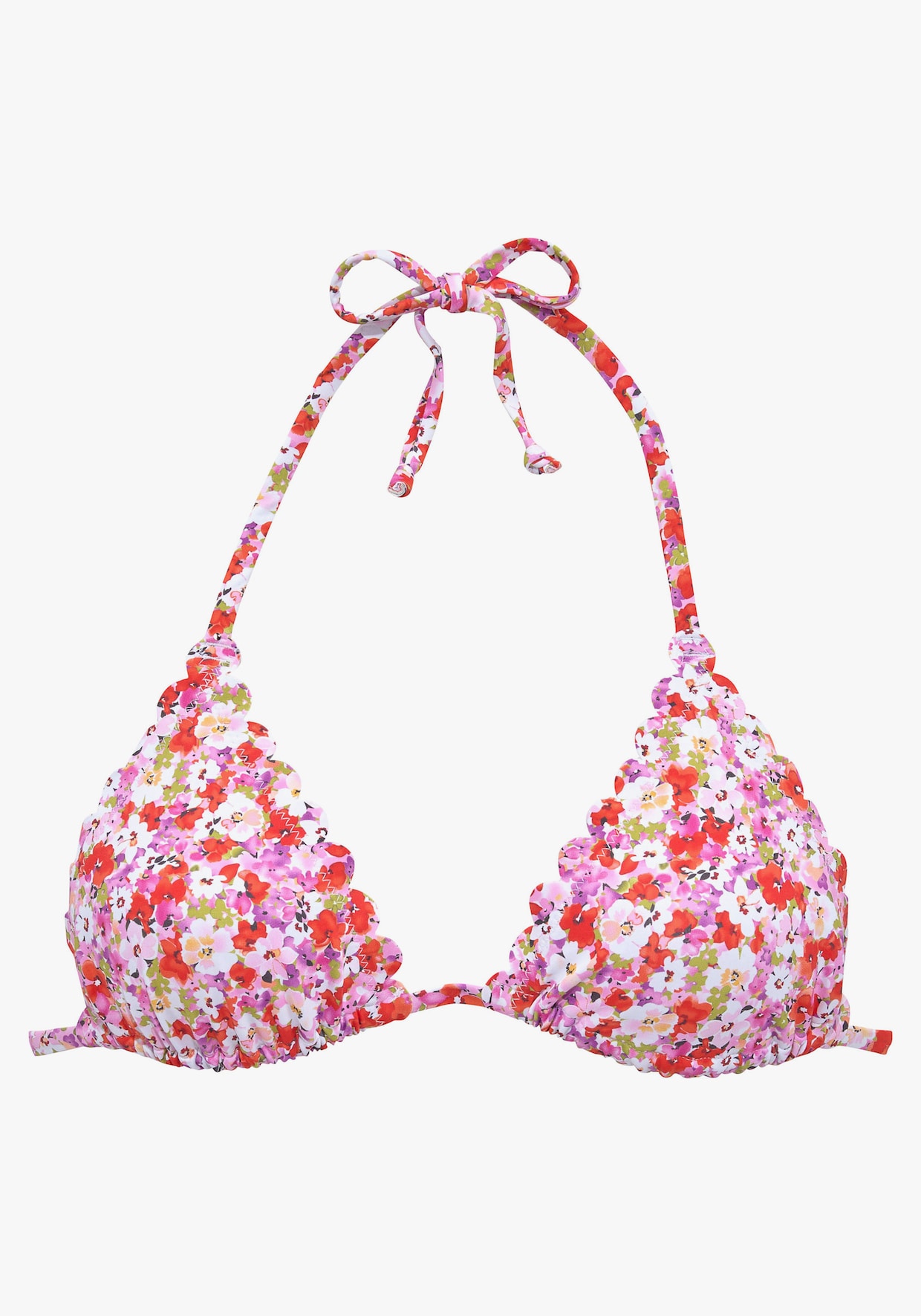 LASCANA Triangelbikinitop - rood/lila