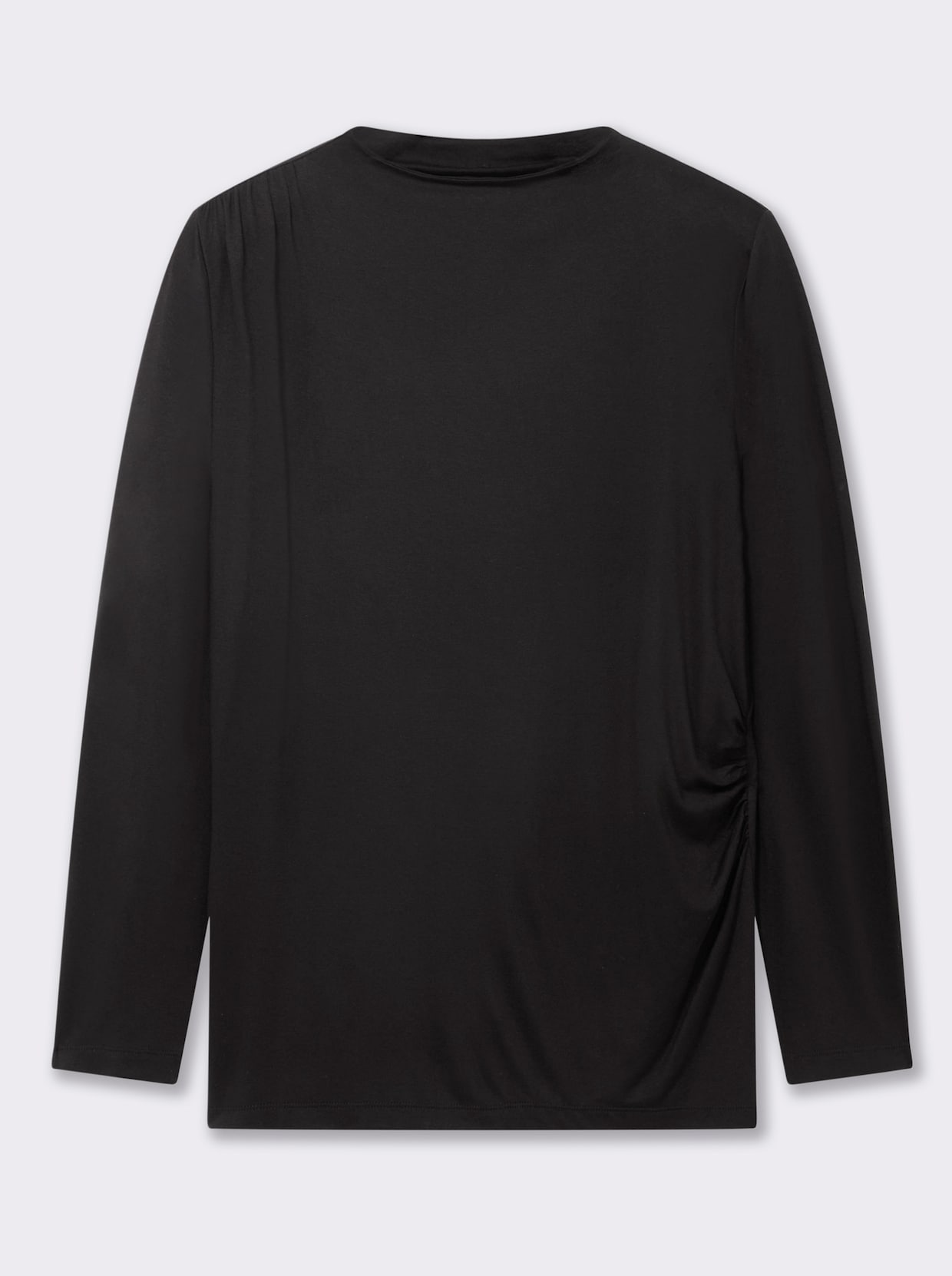 sheego T-shirt à manches longues - noir