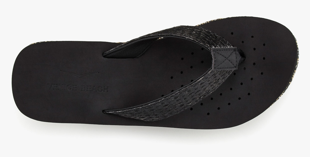 Venice Beach Badslippers - zwart