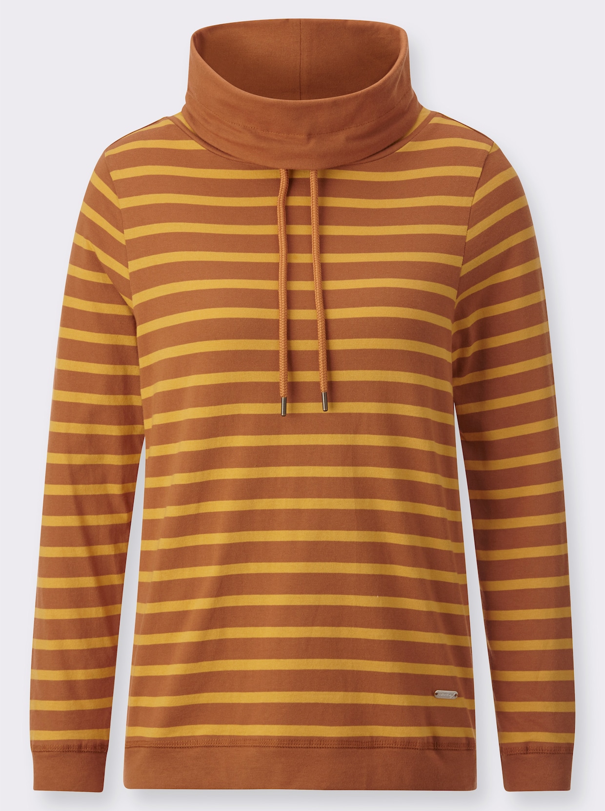 Sweatshirt - cognac-ocker