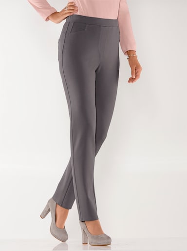 Jersey pantalon - antraciet