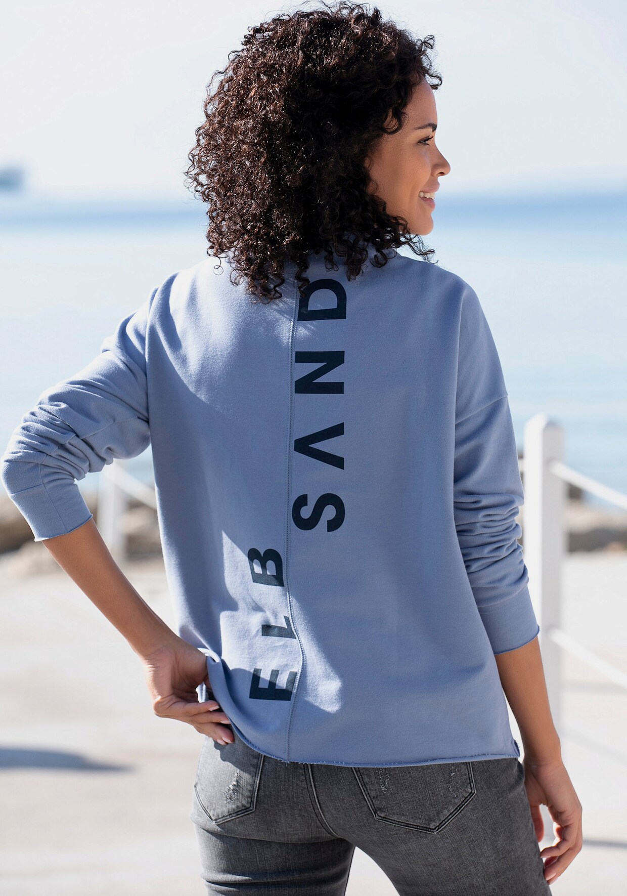 Elbsand Sweatshirt - blau