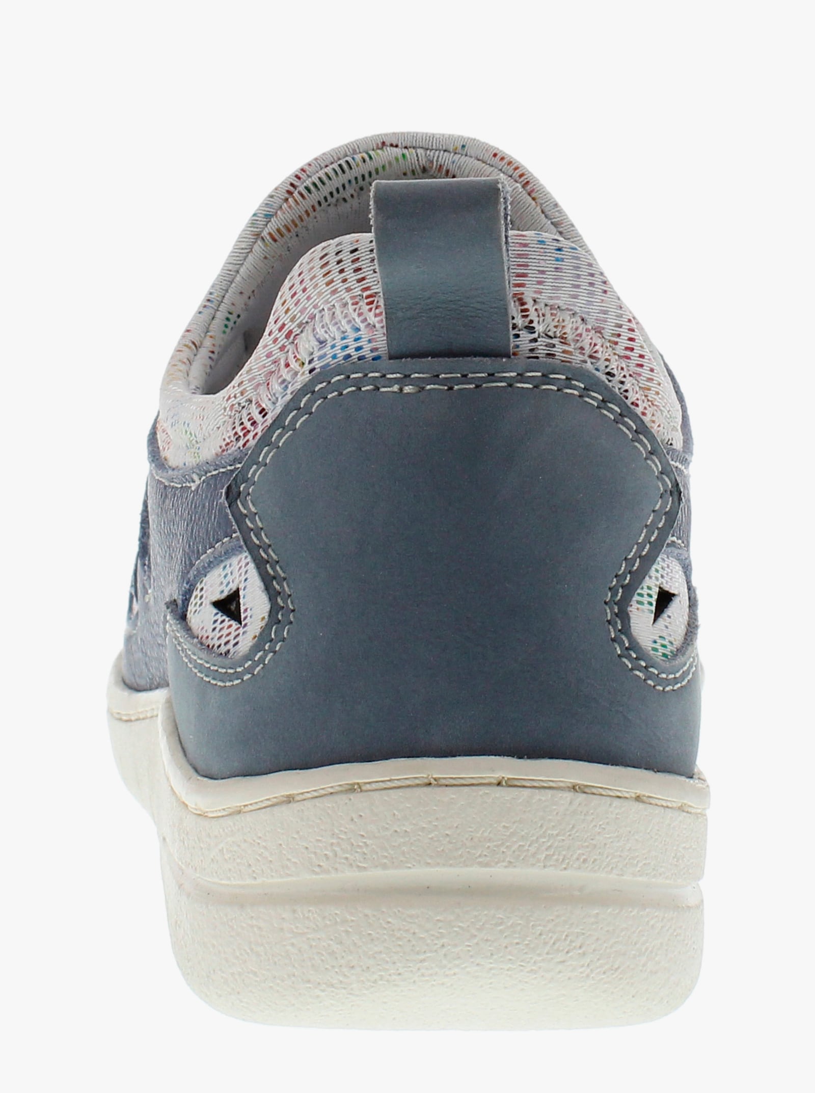 Reflexan Slipper im Materialmix - jeansblau