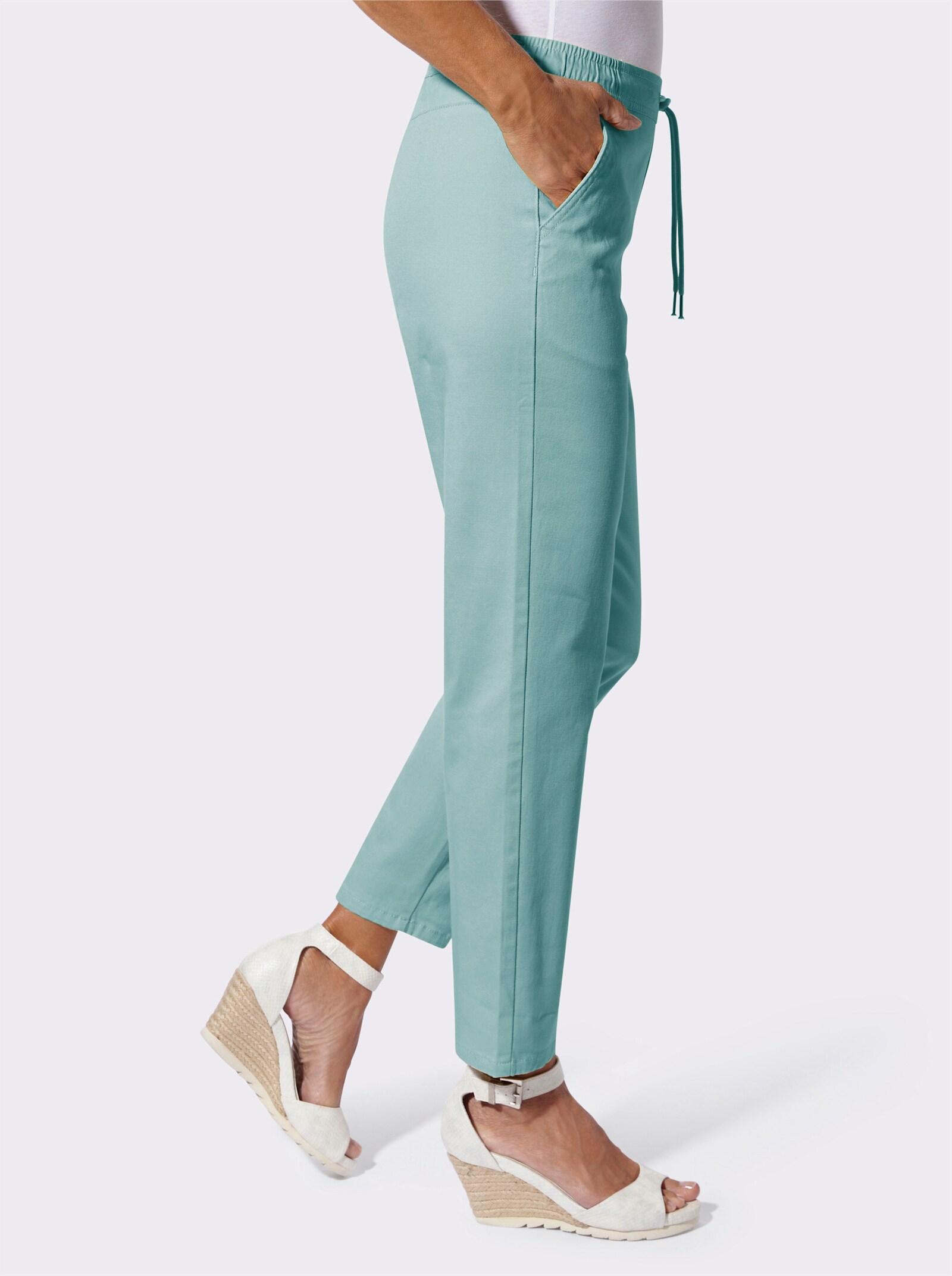 Schlupfjeans , weitenregulierbar - mint