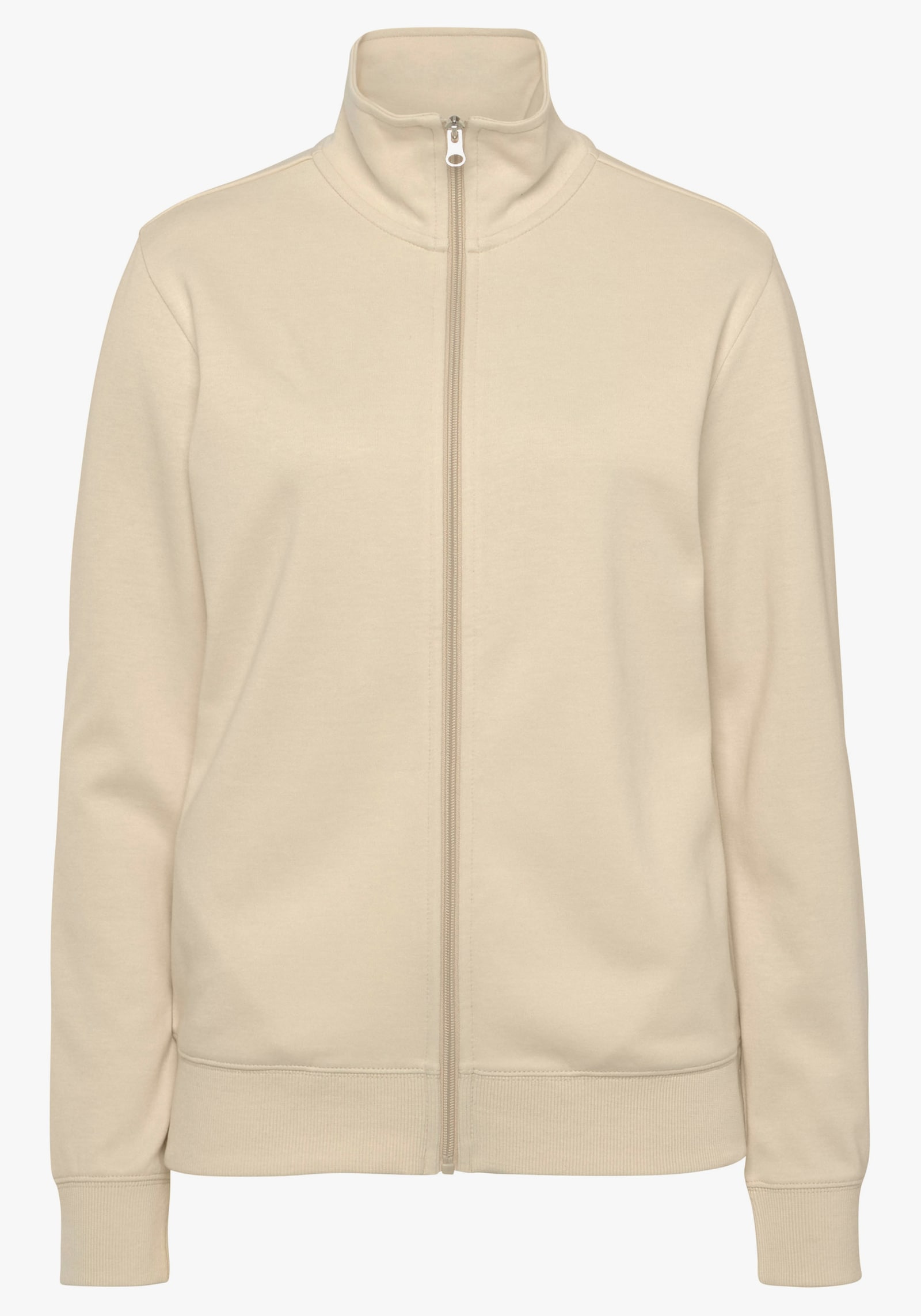 Bench. Loungewear Sweatjacke - sand