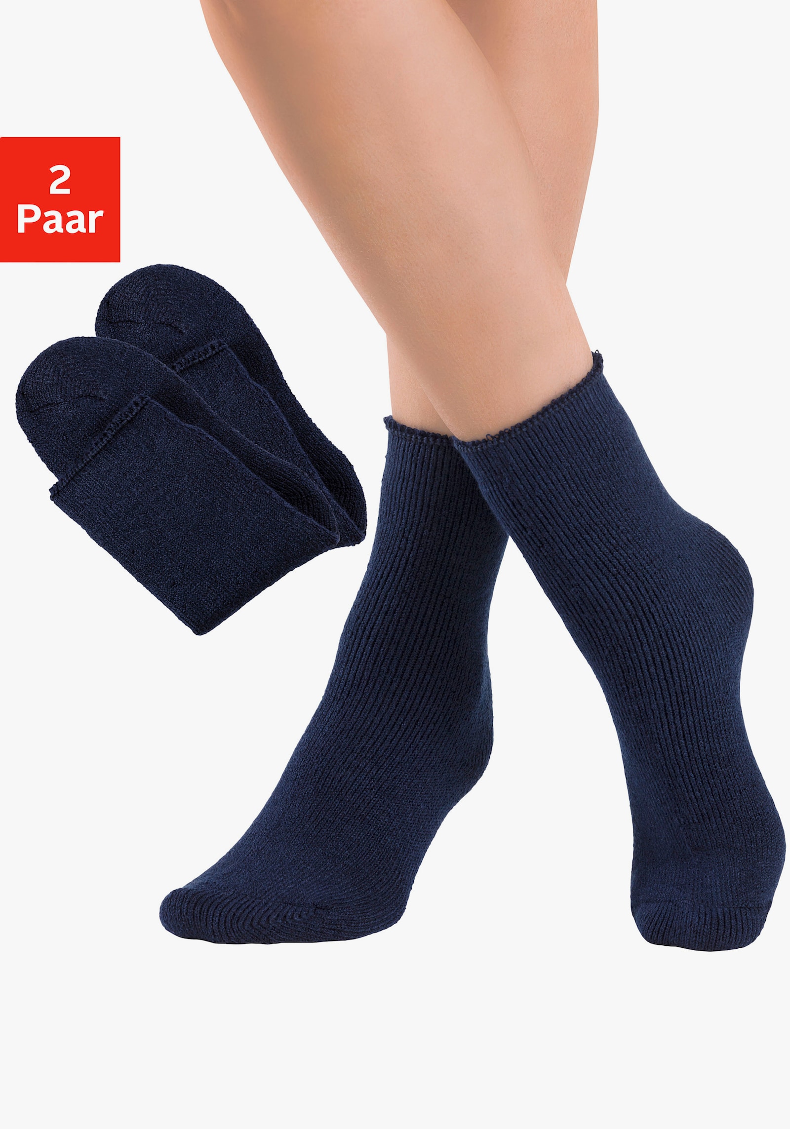 Lavana Thermosocken - 2x marine