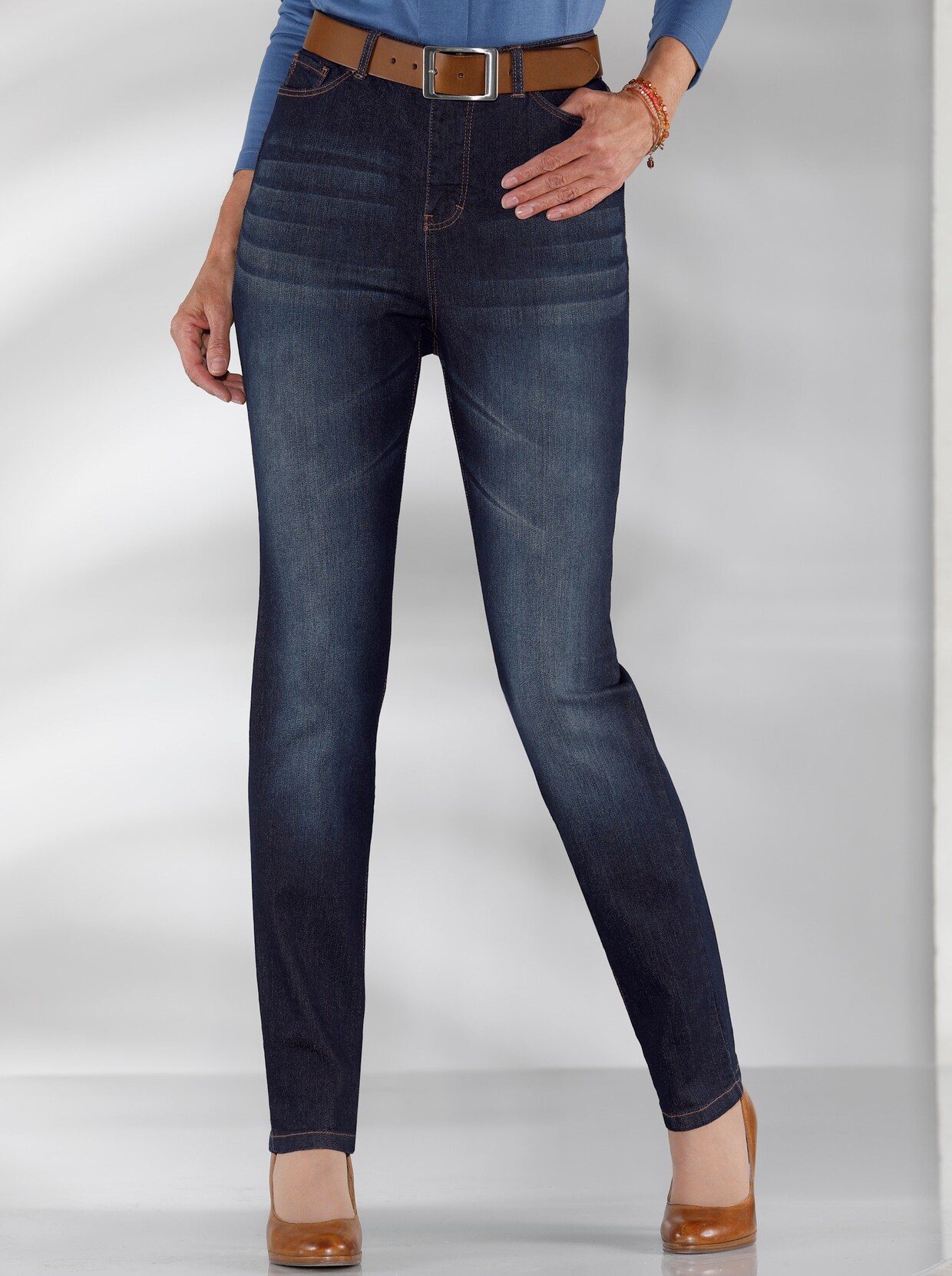 5-Pocket-Jeans - dark blue