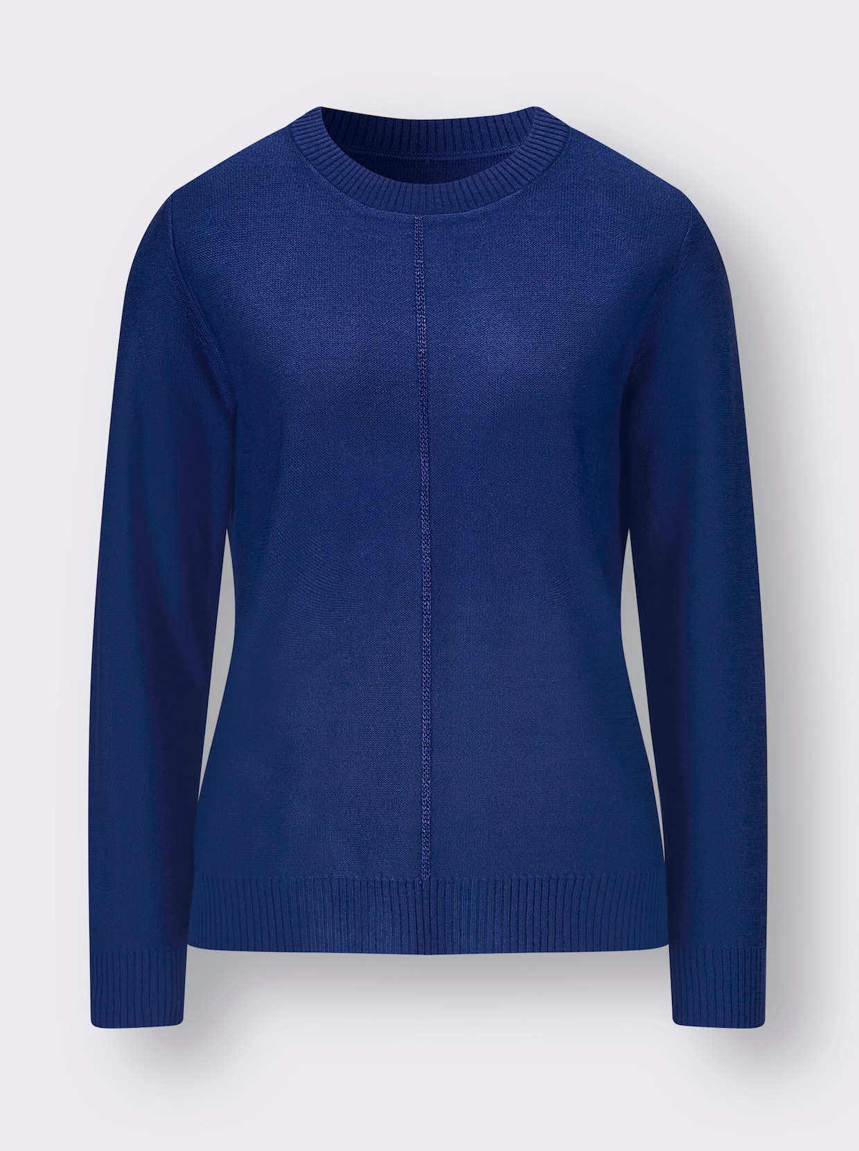 Langarm-Pullover - royalblau