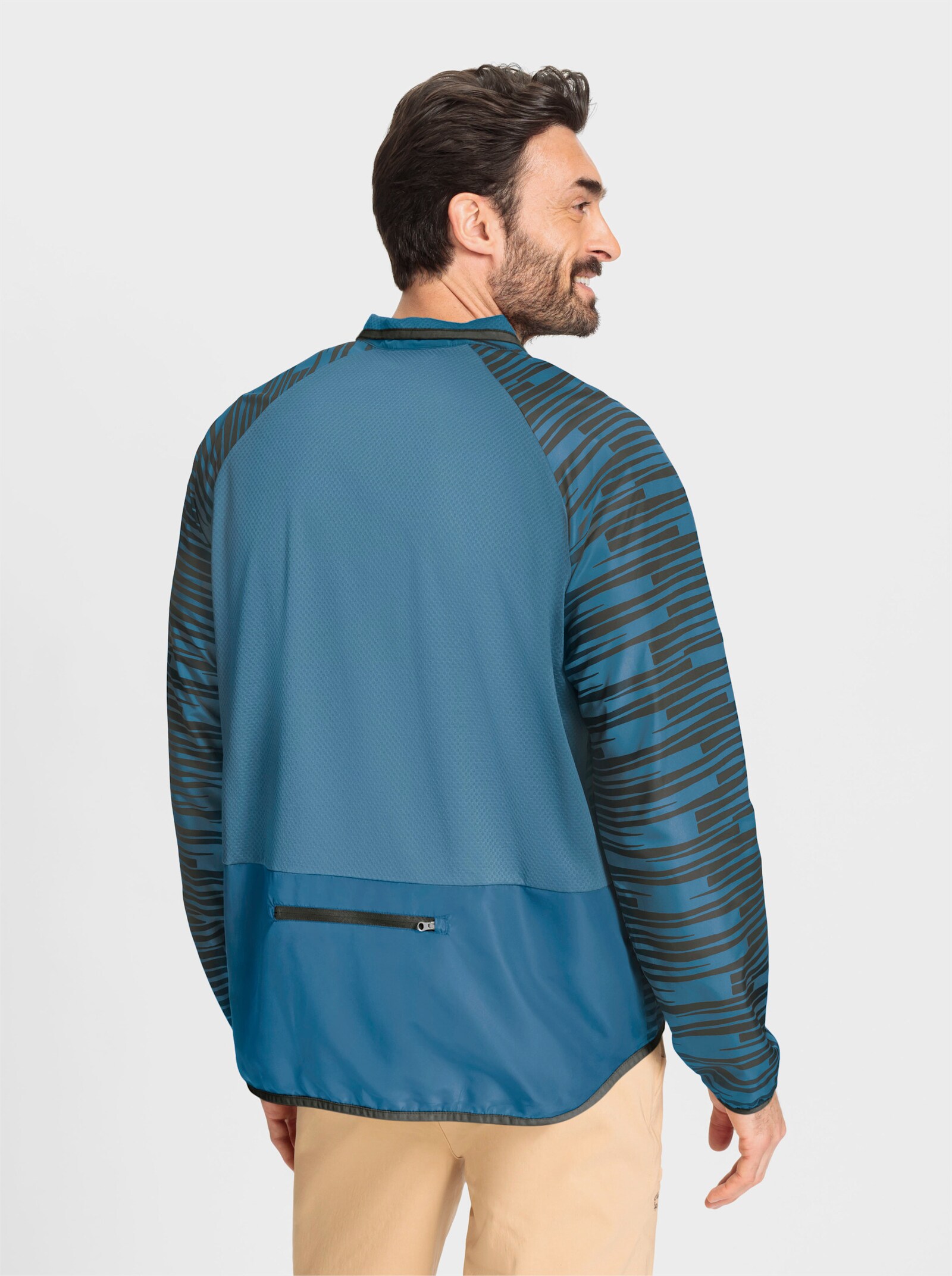 Catamaran Sports Fietsjack met achterzak - grafiet/topaas