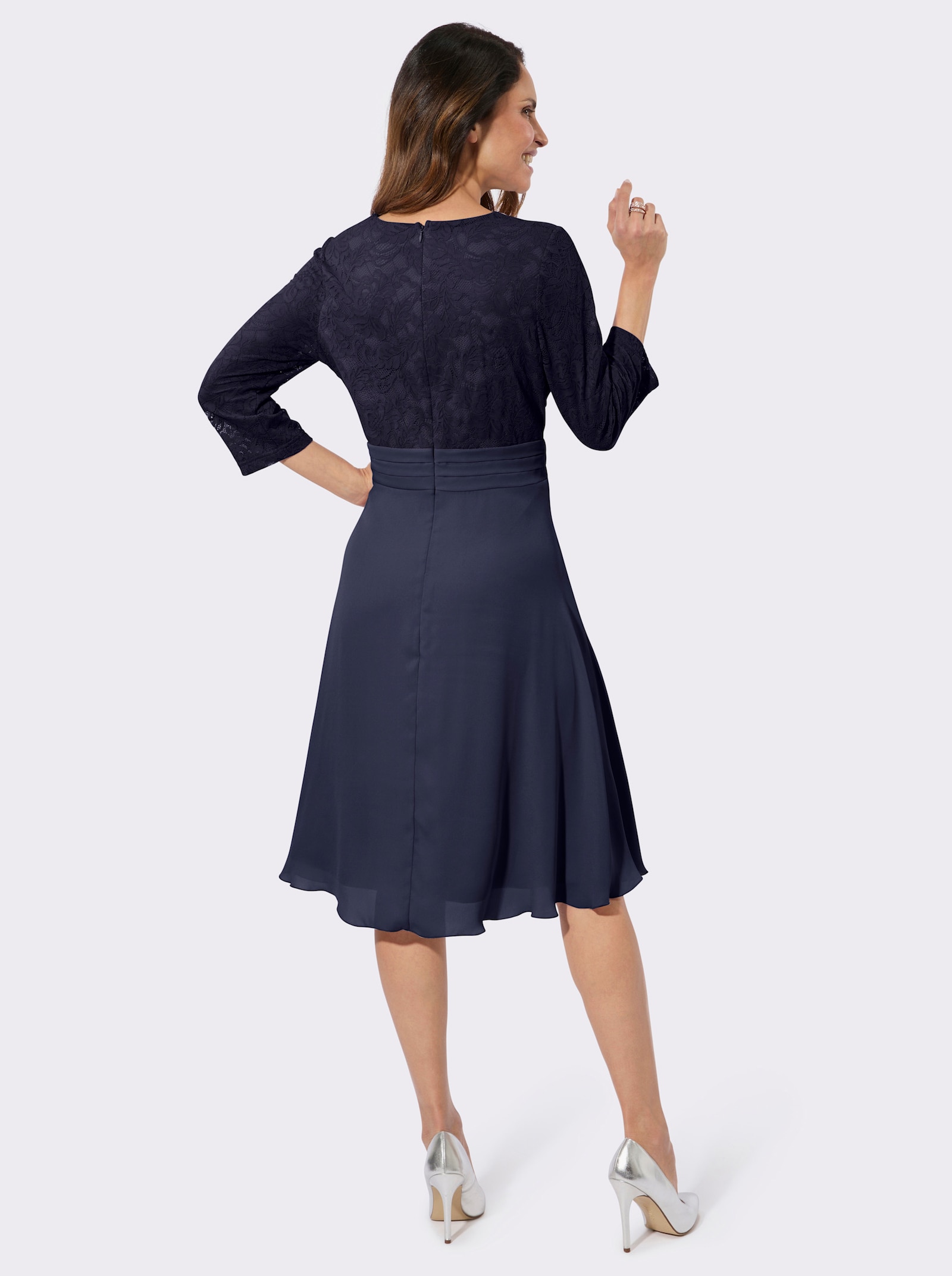 Spitzenkleid - marine