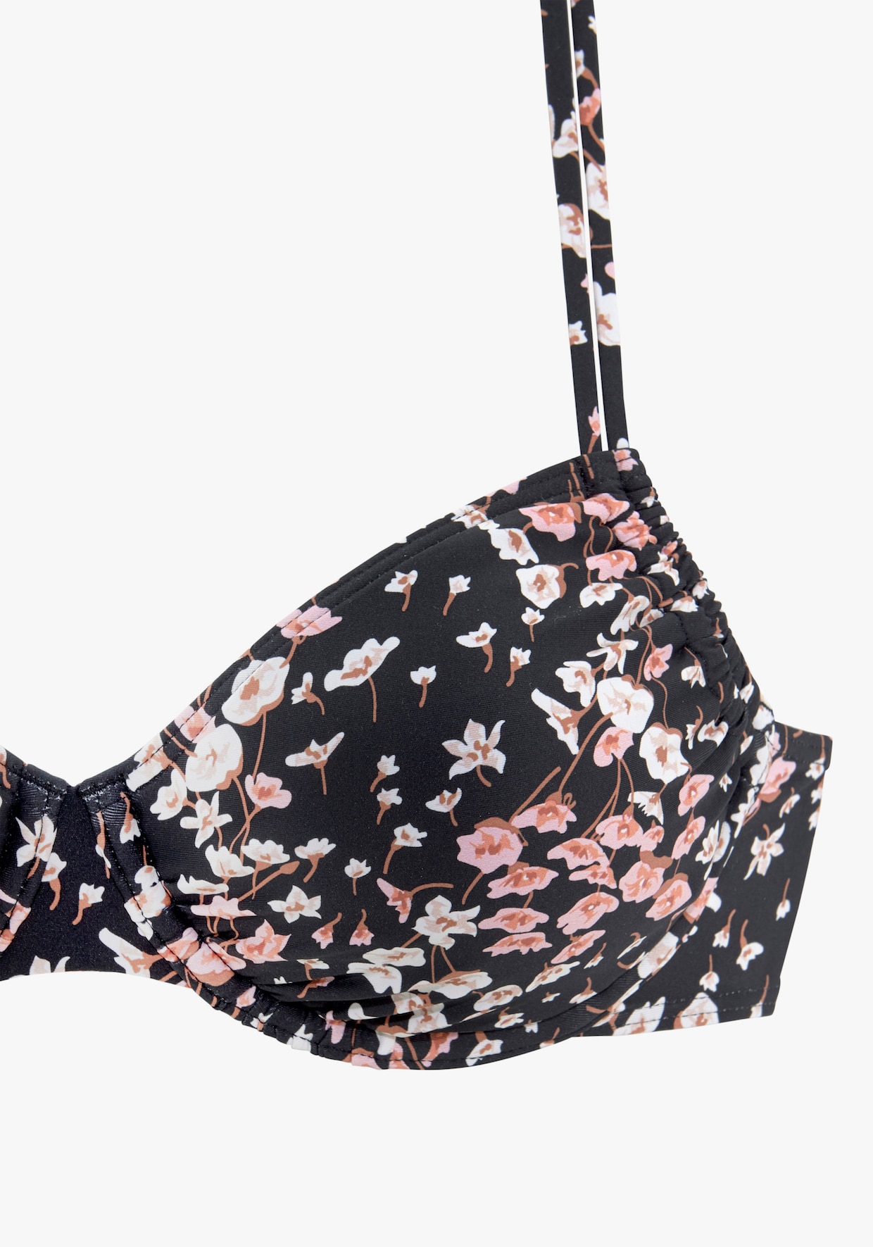 LASCANA Bügel-Bikini-Top - schwarz-bedruckt